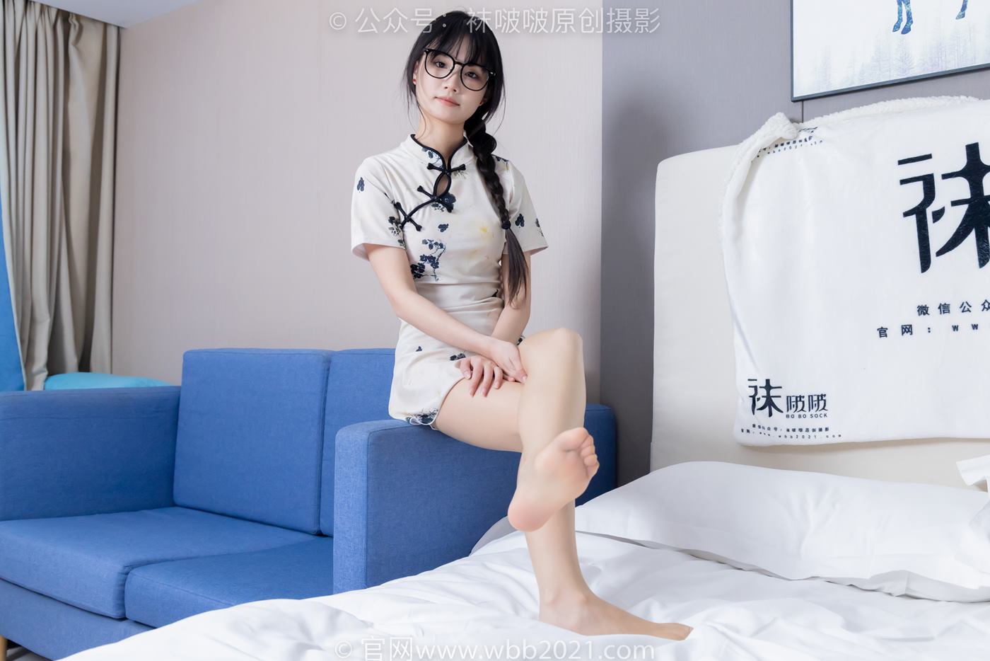 图片[104]-[BoBoSocks袜啵啵]NO.505 甜甜圈-低跟鞋、油亮肉丝、旗袍[140P] – 速更版-美库