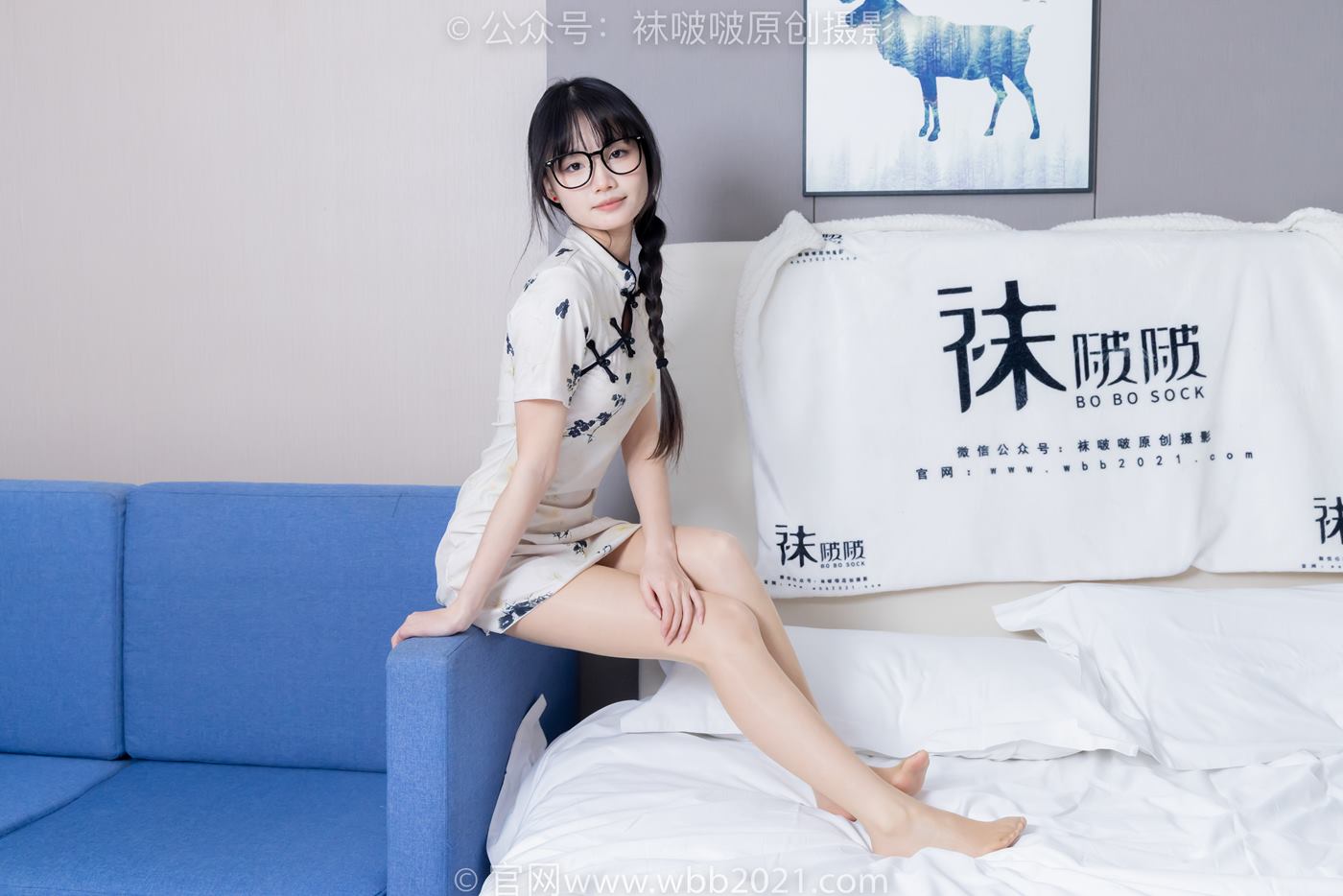 图片[106]-[BoBoSocks袜啵啵]NO.505 甜甜圈-低跟鞋、油亮肉丝、旗袍[140P] – 速更版-美库