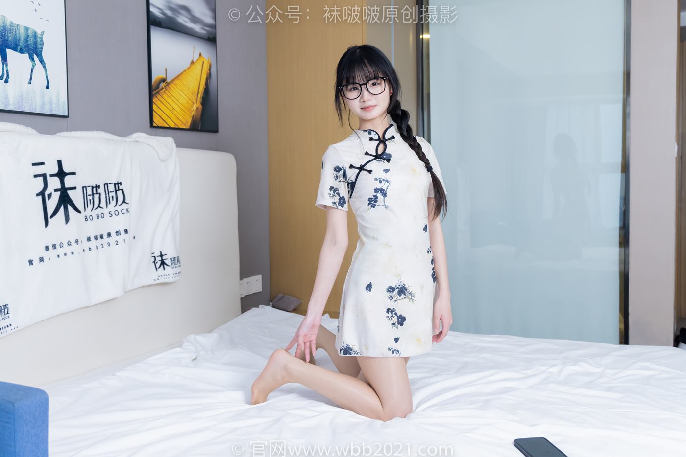 图片[107]-[BoBoSocks袜啵啵]NO.505 甜甜圈-低跟鞋、油亮肉丝、旗袍[140P] – 速更版-美库