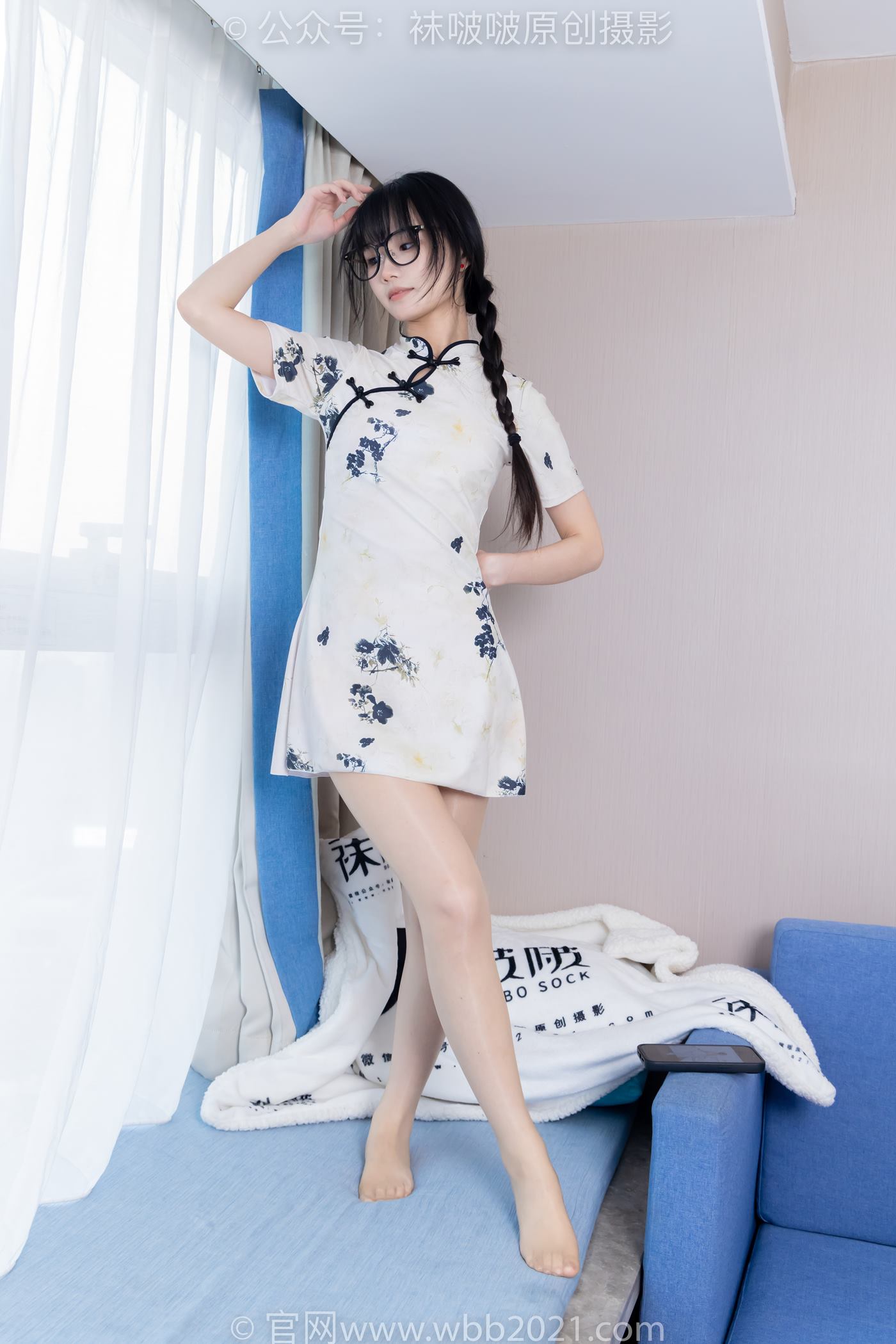 图片[140]-[BoBoSocks袜啵啵]NO.505 甜甜圈-低跟鞋、油亮肉丝、旗袍[140P] – 速更版-美库