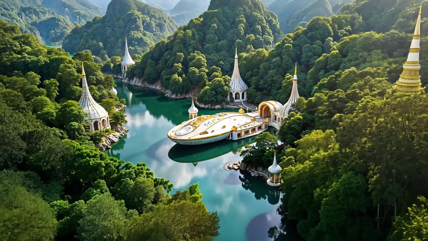 图片[13]-[AI Video]Princess of Space Fantasy_ Futuristic Music Video[20P] – 速更版-美库