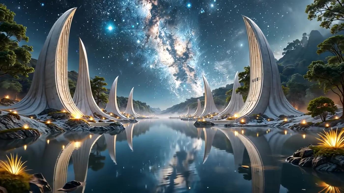 图片[19]-[AI Video]Princess of Space Fantasy_ Futuristic Music Video[20P] – 速更版-美库