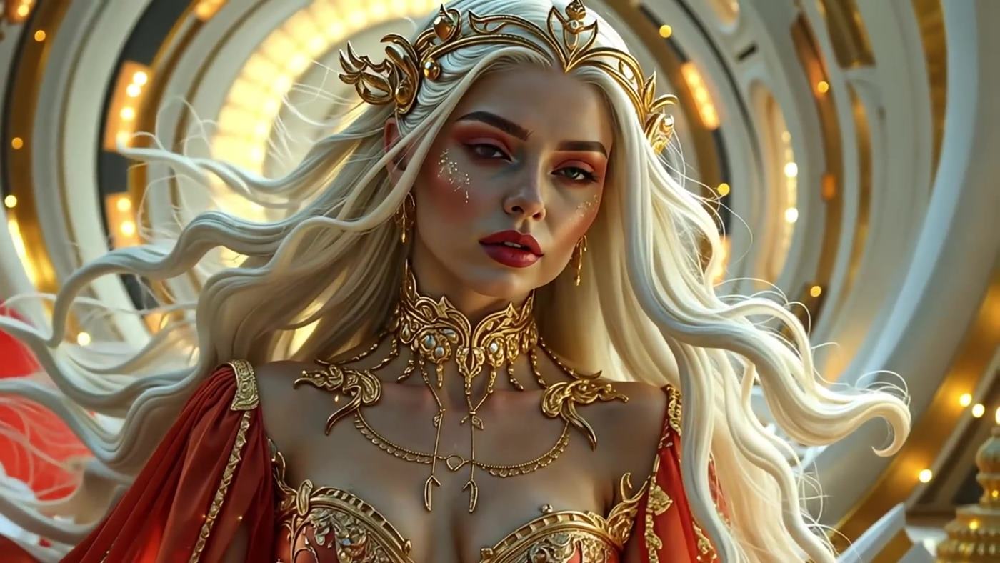 图片[20]-[AI Video]Princess of Space Fantasy_ Futuristic Music Video[20P] – 速更版-美库