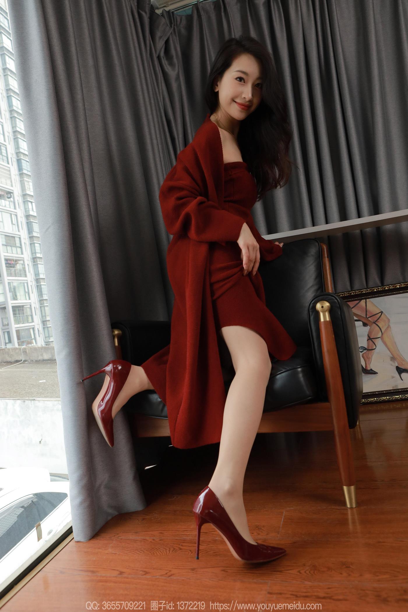 图片[16]-[IESS异思趣向] 2025.01.31 丝享家1965：小婕《红色针织裙（下）》[69P] – 速更版-美库