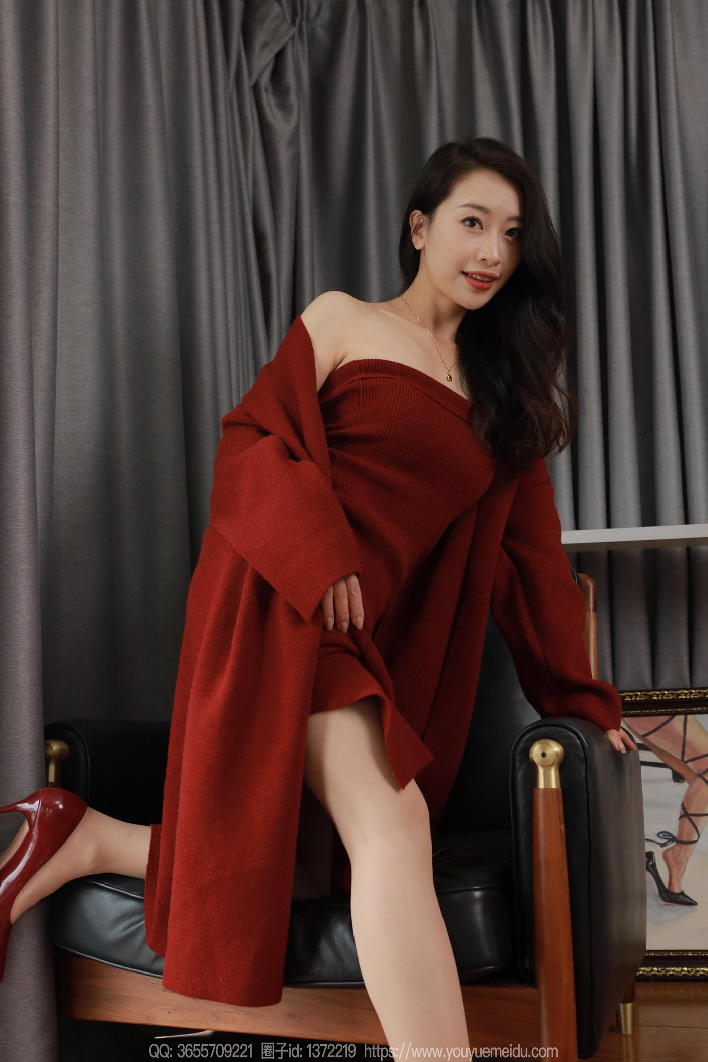 图片[49]-[IESS异思趣向] 2025.01.31 丝享家1965：小婕《红色针织裙（下）》[69P] – 速更版-美库