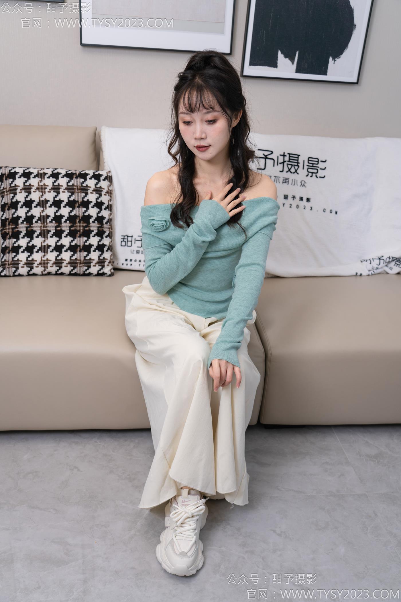 图片[15]-甜予摄影 NO.125 丹丹-运动鞋、白棉袜、裸足[114P] – 速更版-美库