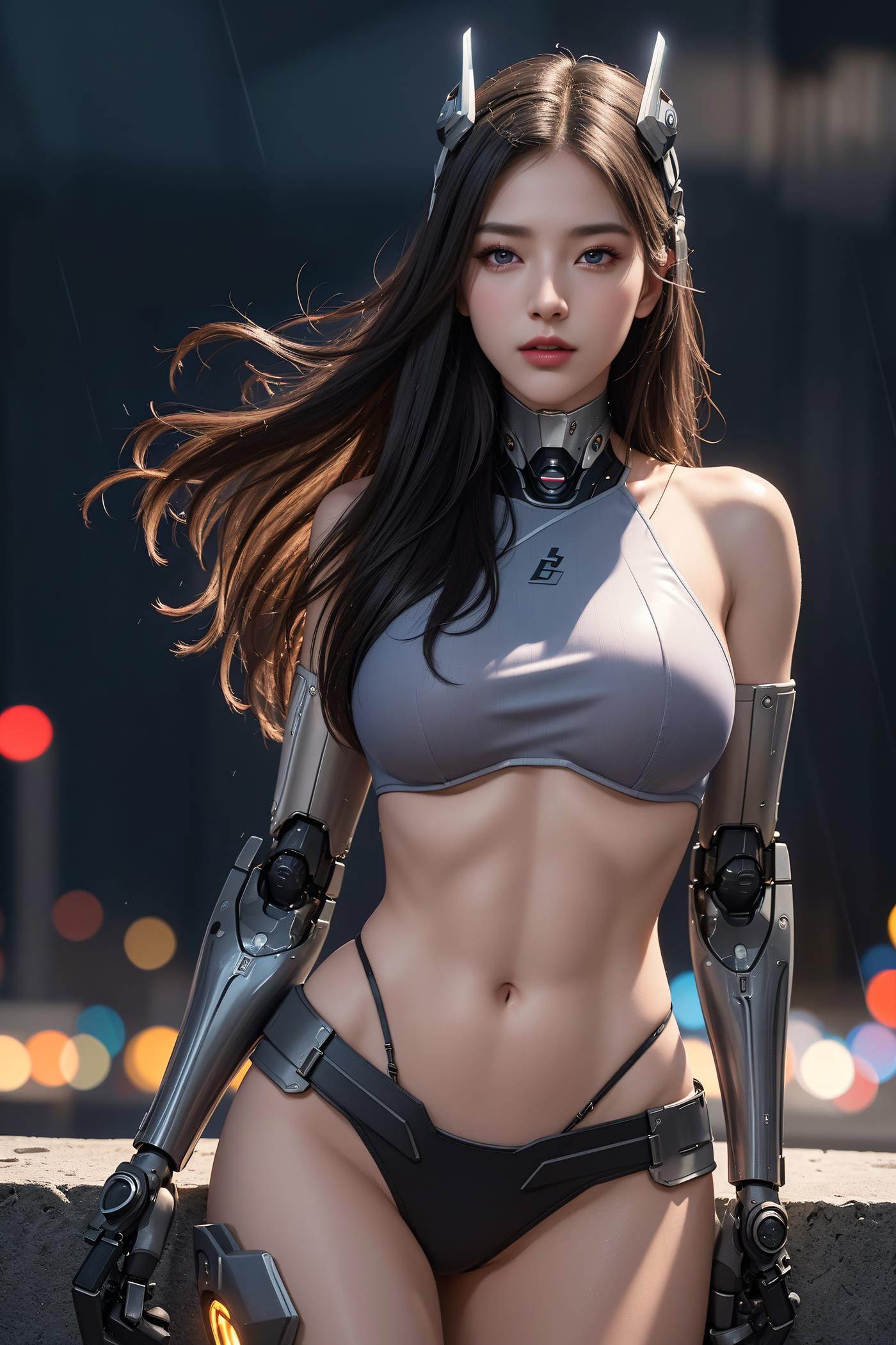 图片[33]-AI绘画 509 机甲少女_内衣写真[39P] – 速更版-美库