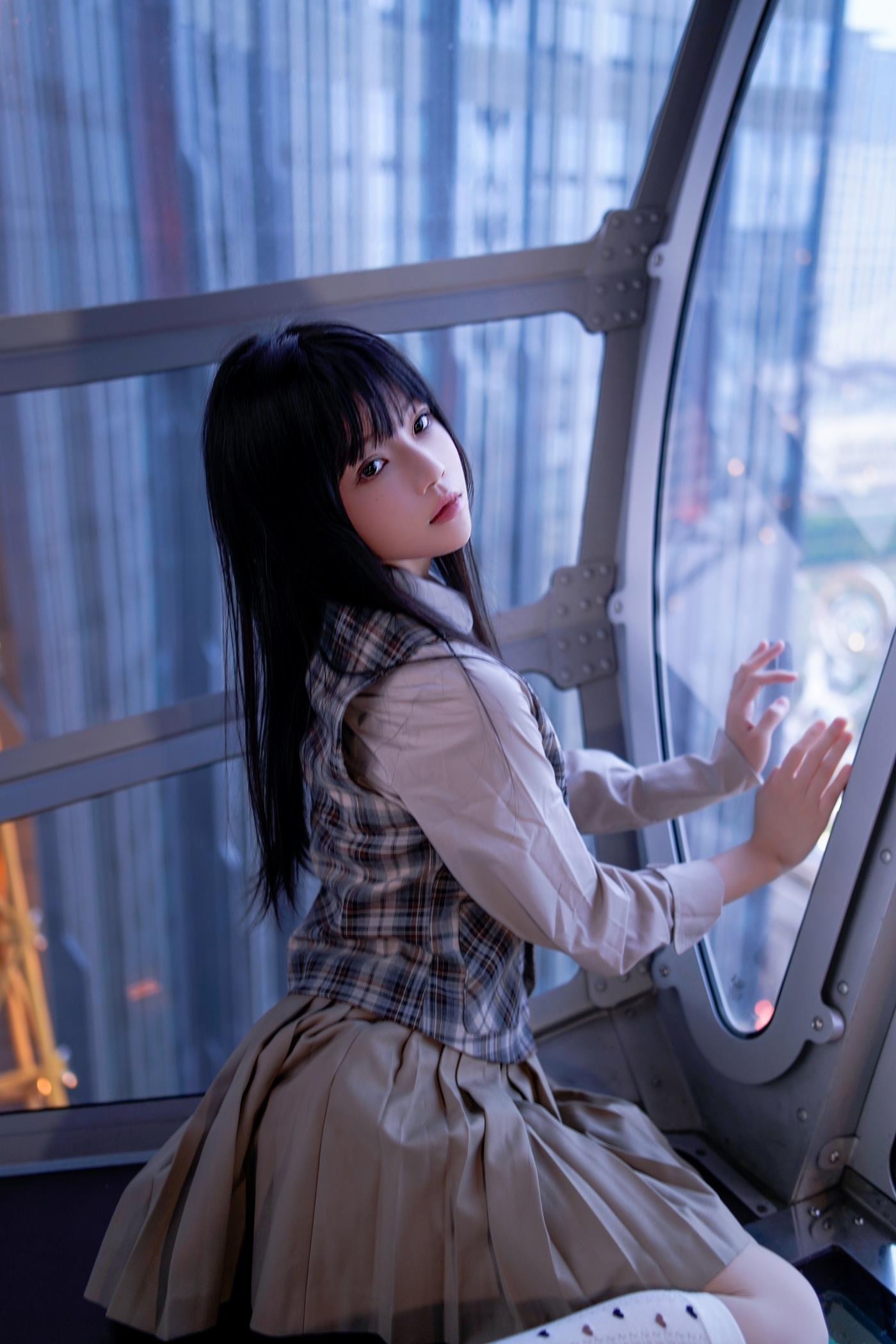 图片[21]-桜桃喵 – 制服摩天轮[27P] – 速更版-美库