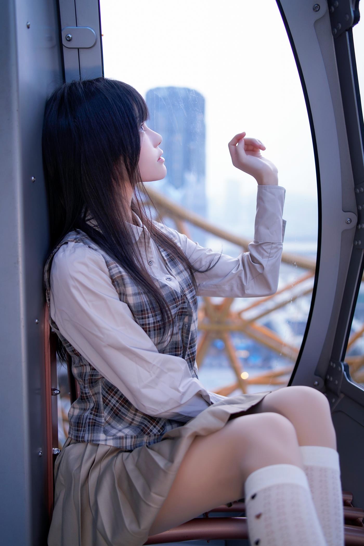 图片[22]-桜桃喵 – 制服摩天轮[27P] – 速更版-美库