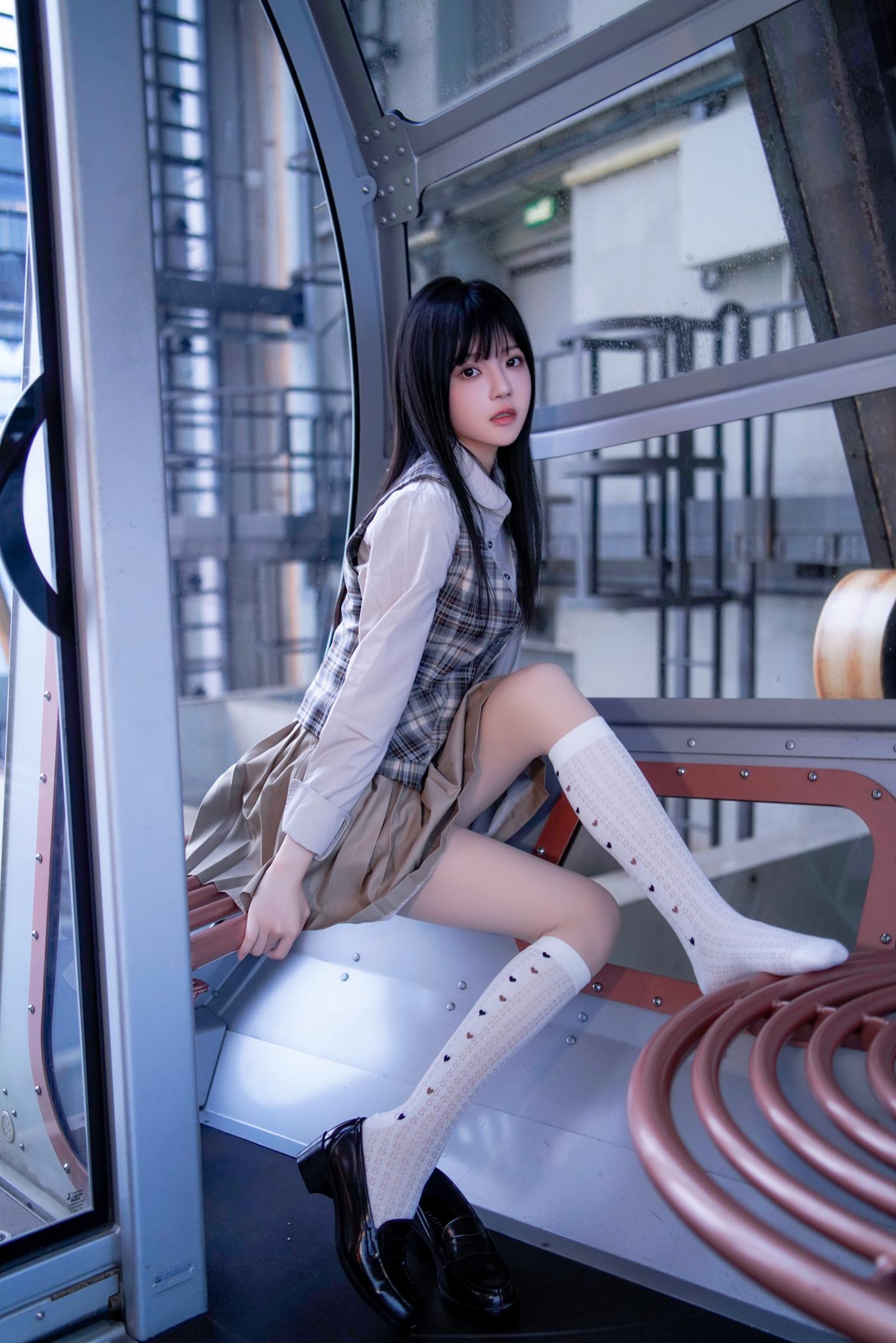 图片[28]-桜桃喵 – 制服摩天轮[27P] – 速更版-美库