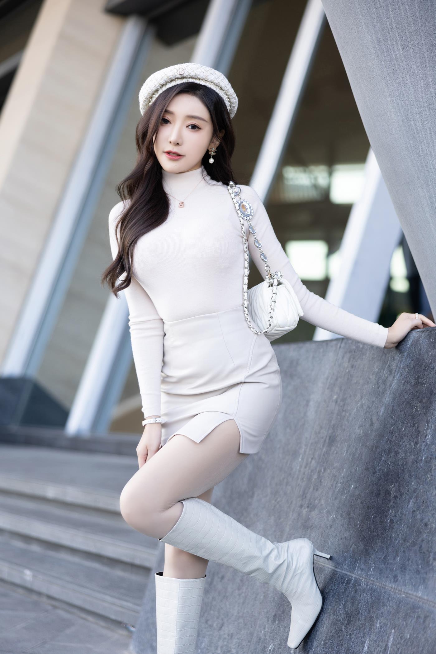 图片[27]-王馨瑶Yanni – 毛衣皮裙[26P] – 速更版-美库