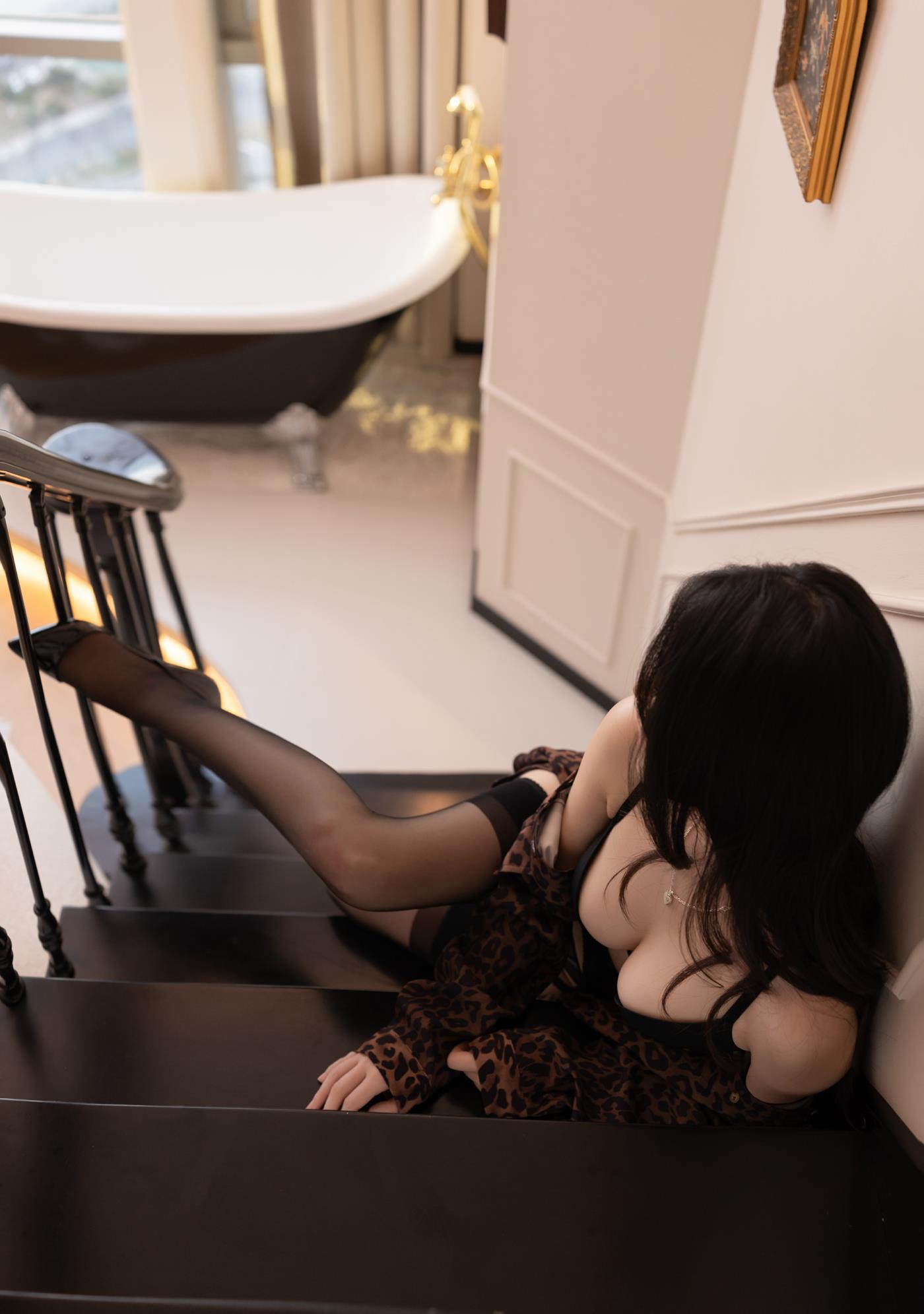 图片[21]-秀人名模鱼子酱Fish《豹纹衬衫》写真[40P] – 速更版-美库