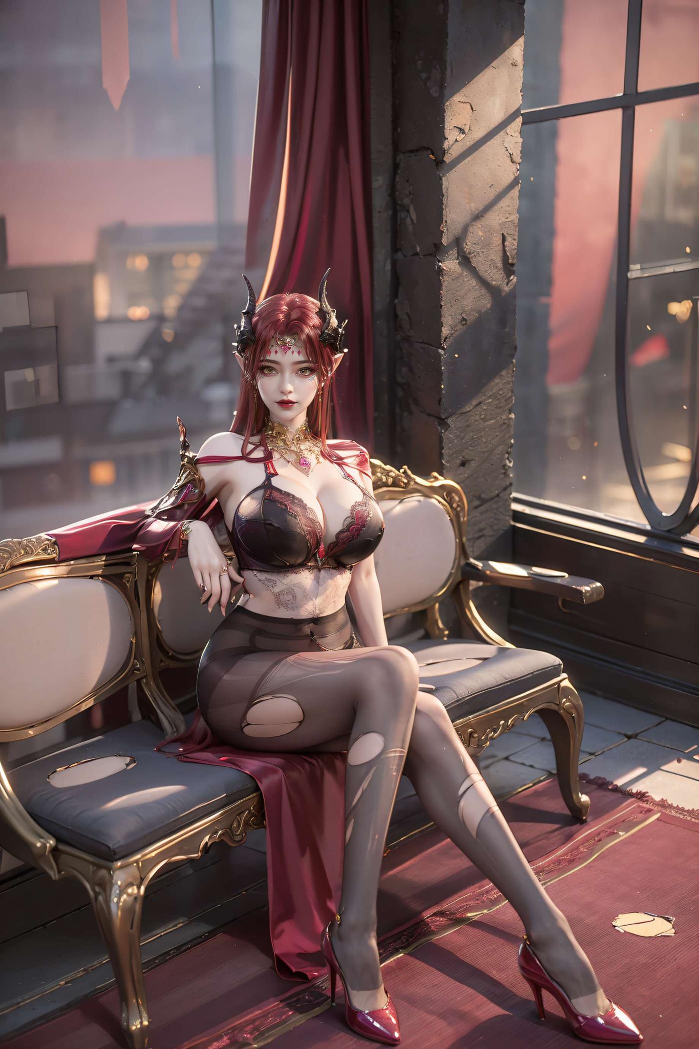 图片[14]-AI绘画 513 妖夜[55P] – 速更版-美库