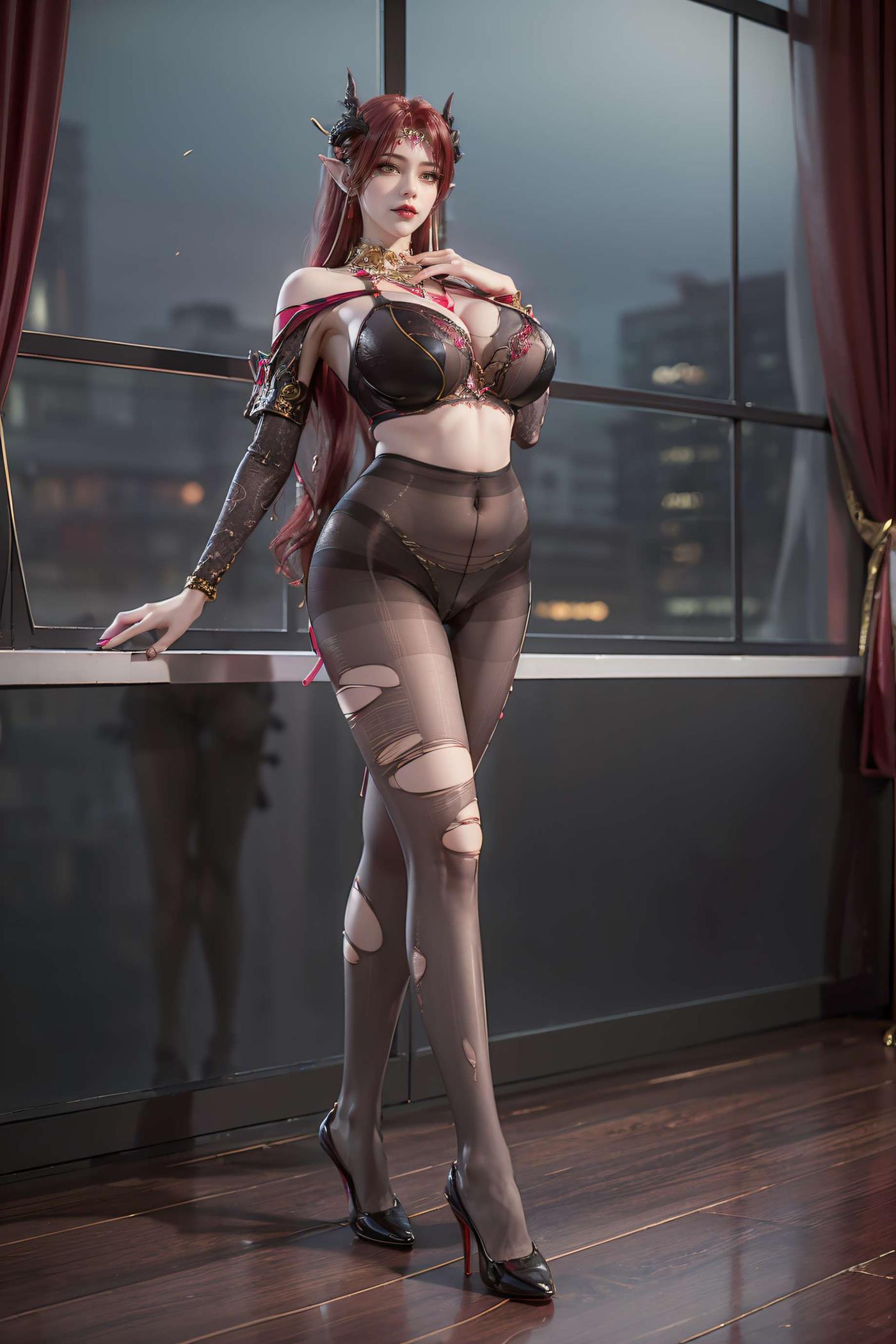 图片[17]-AI绘画 513 妖夜[55P] – 速更版-美库