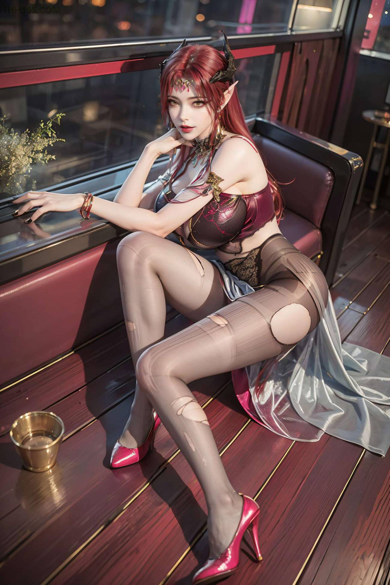 图片[48]-AI绘画 513 妖夜[55P] – 速更版-美库