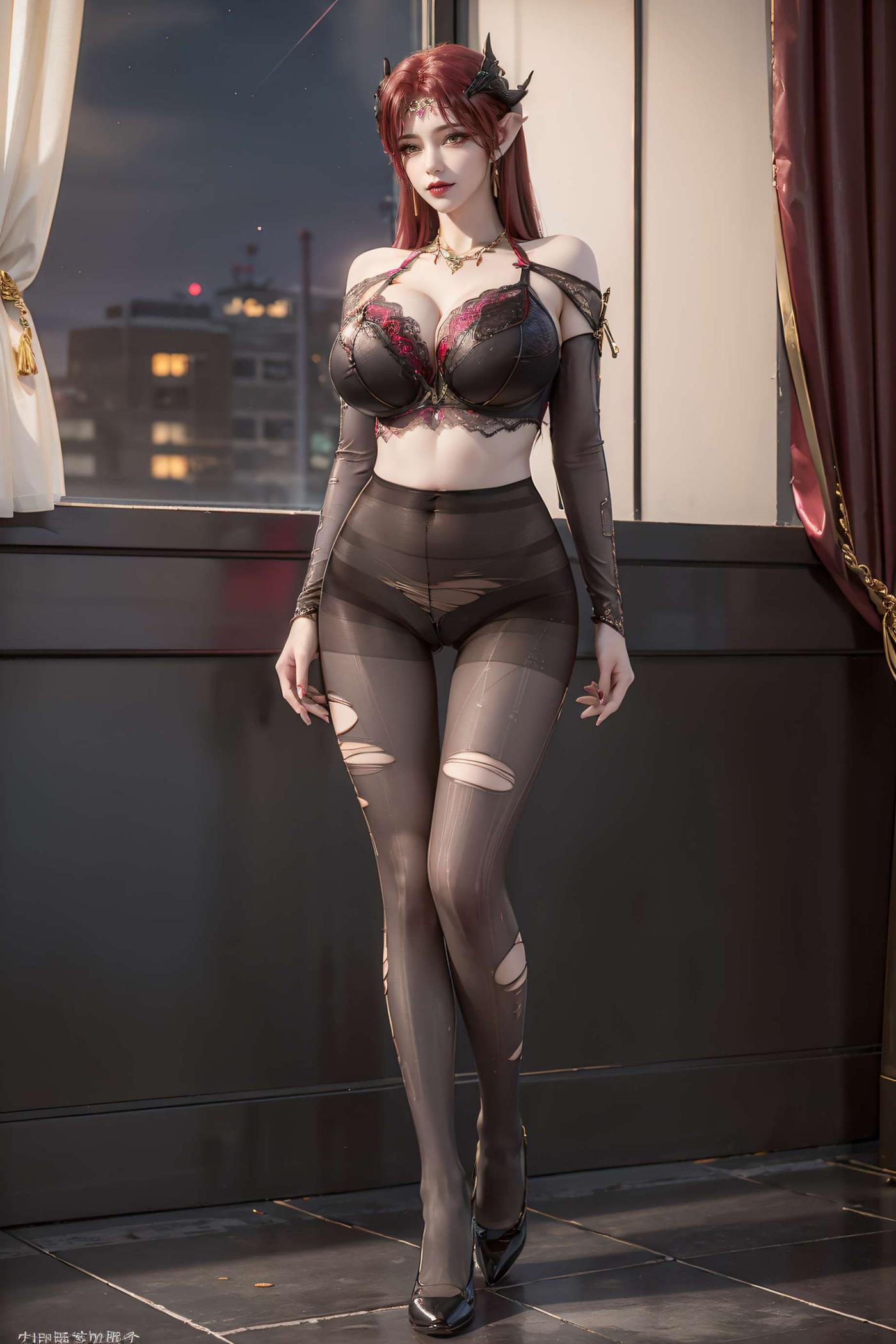 图片[53]-AI绘画 513 妖夜[55P] – 速更版-美库