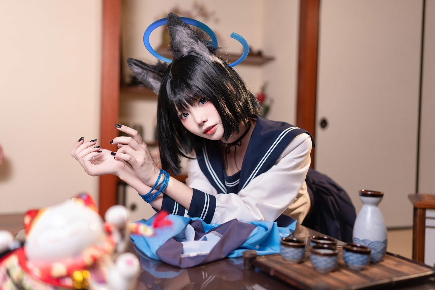 图片[49]-艾西aiwest  – 桐生桔梗[48P] – 速更版-美库