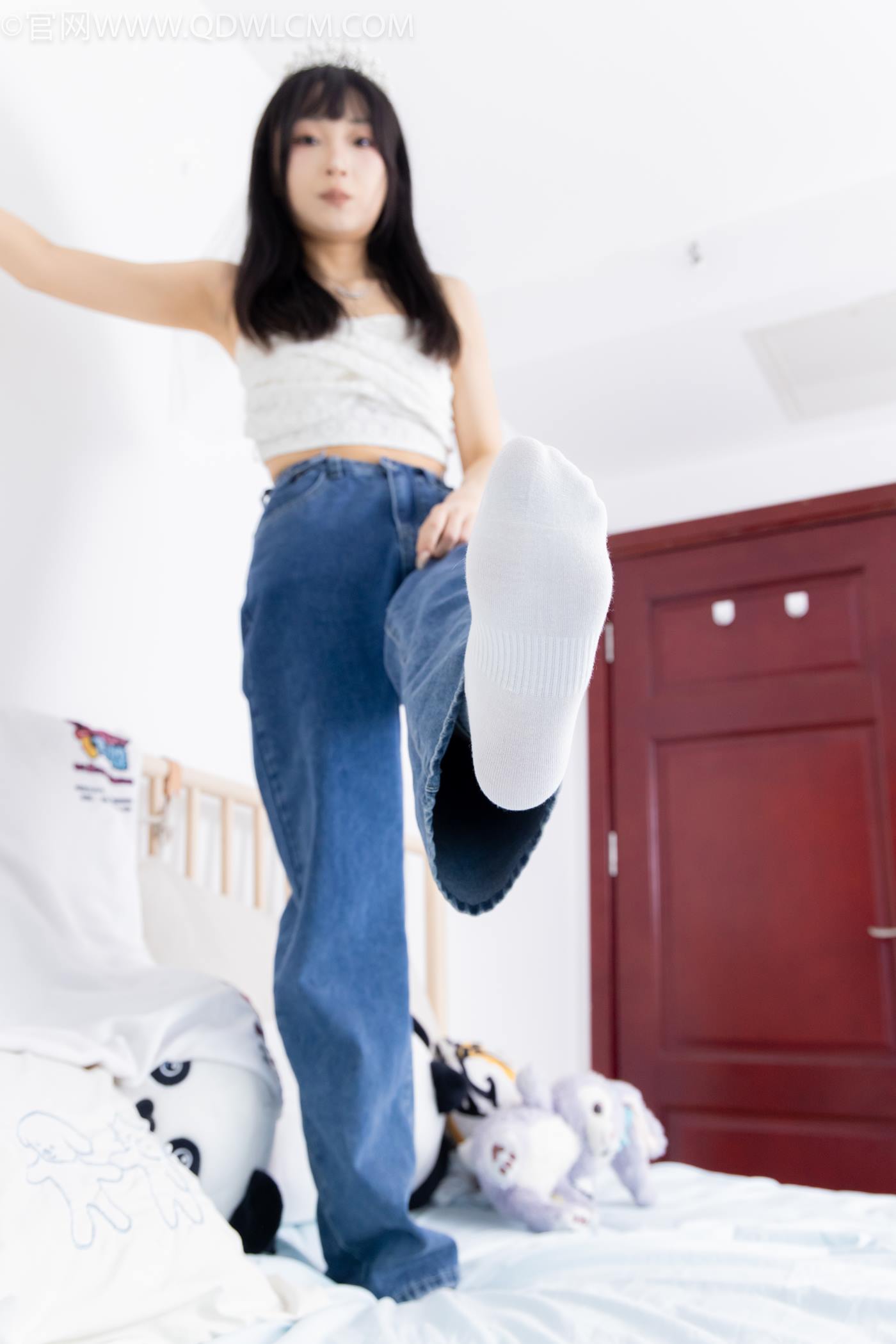 图片[19]-物恋传媒 NO.2258 嘟嘟-板鞋、白棉袜、裸足[134P] – 速更版-美库