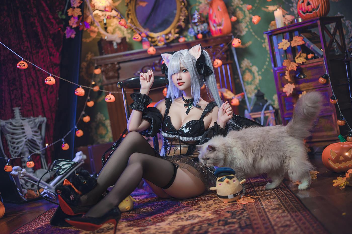 图片[15]-雪晴Astra – 万圣节 雅努斯[39P] – 速更版-美库