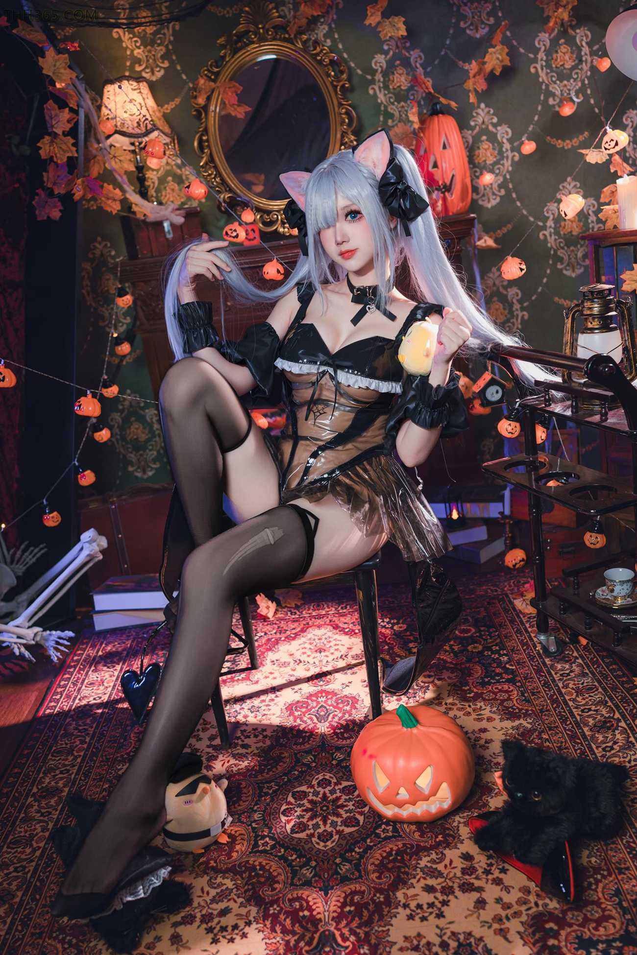 图片[25]-雪晴Astra – 万圣节 雅努斯[39P] – 速更版-美库