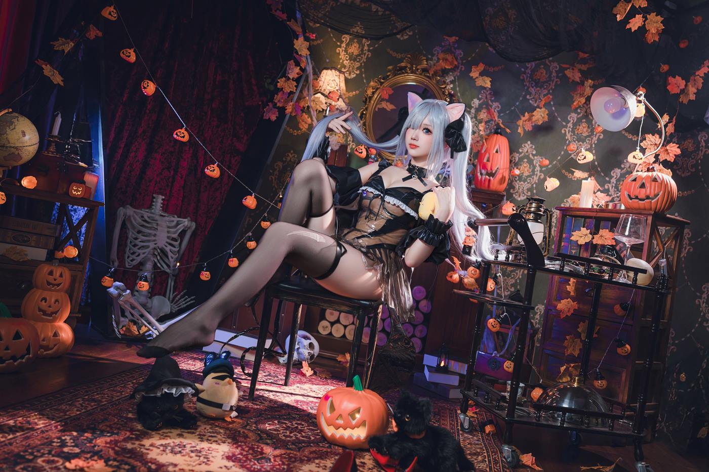 图片[26]-雪晴Astra – 万圣节 雅努斯[39P] – 速更版-美库