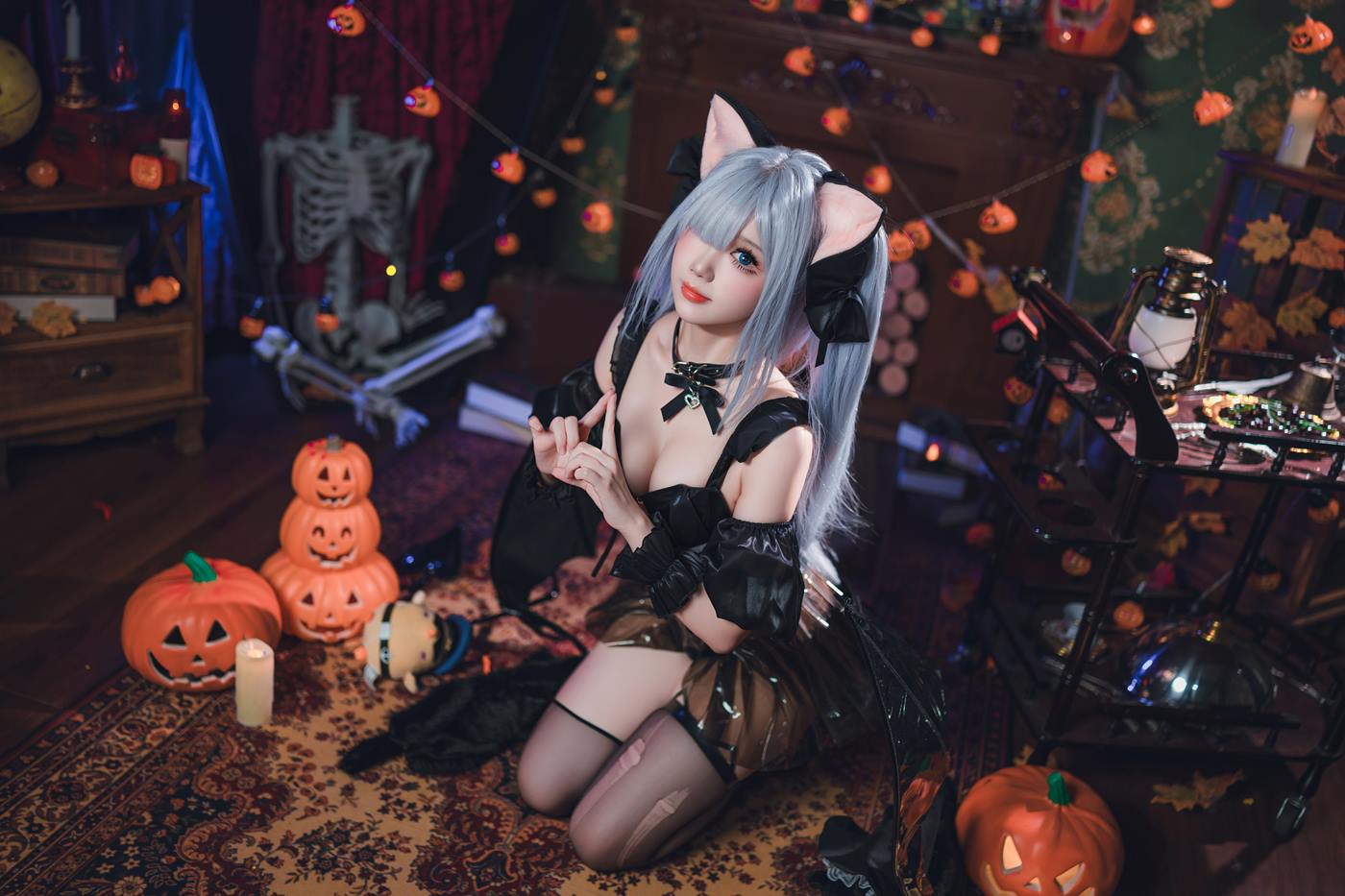 图片[30]-雪晴Astra – 万圣节 雅努斯[39P] – 速更版-美库