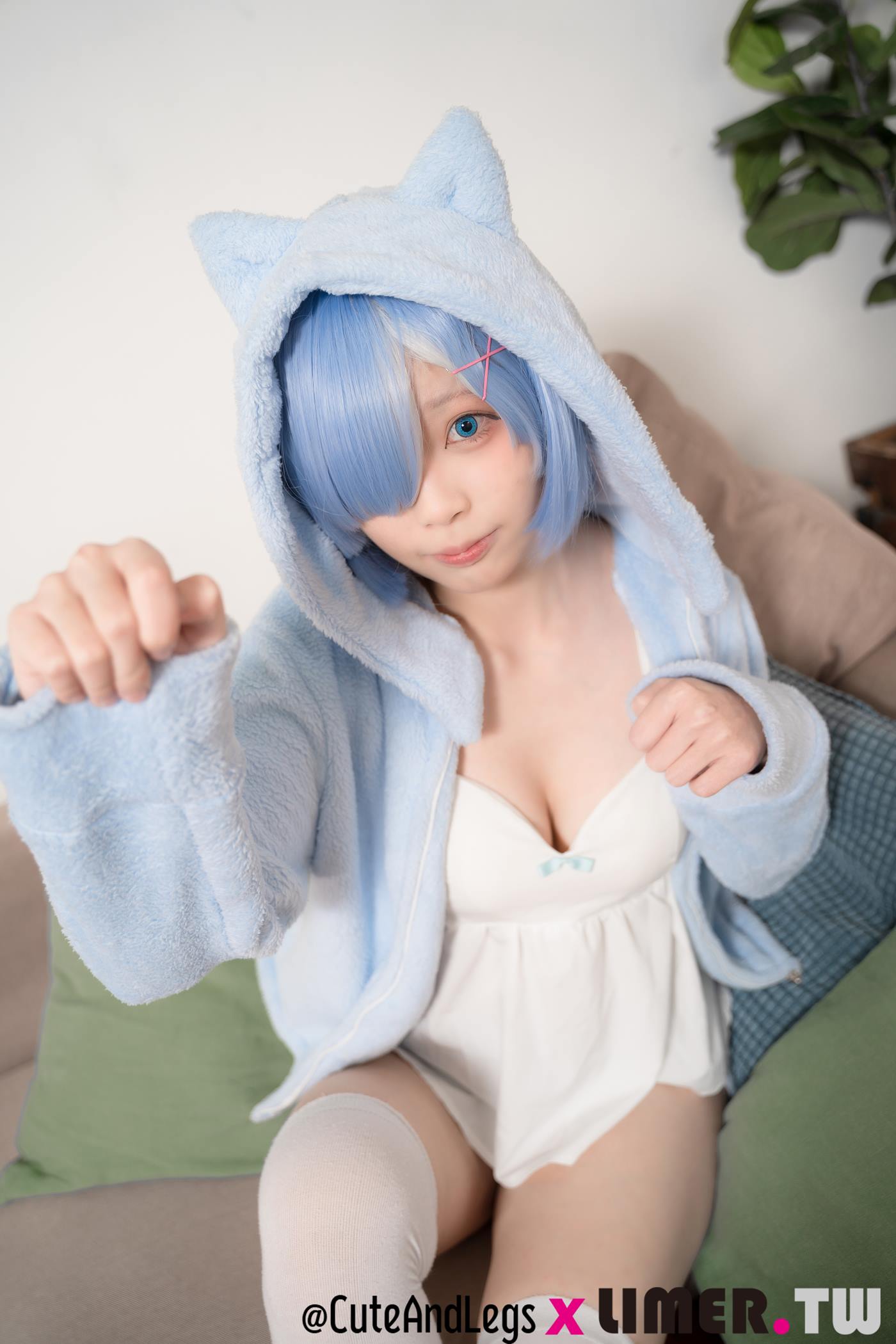 图片[26]-Limerence原创 NO.098 异世界新人之之初次Re小猫咪睡衣雷姆[109P] – 速更版-美库