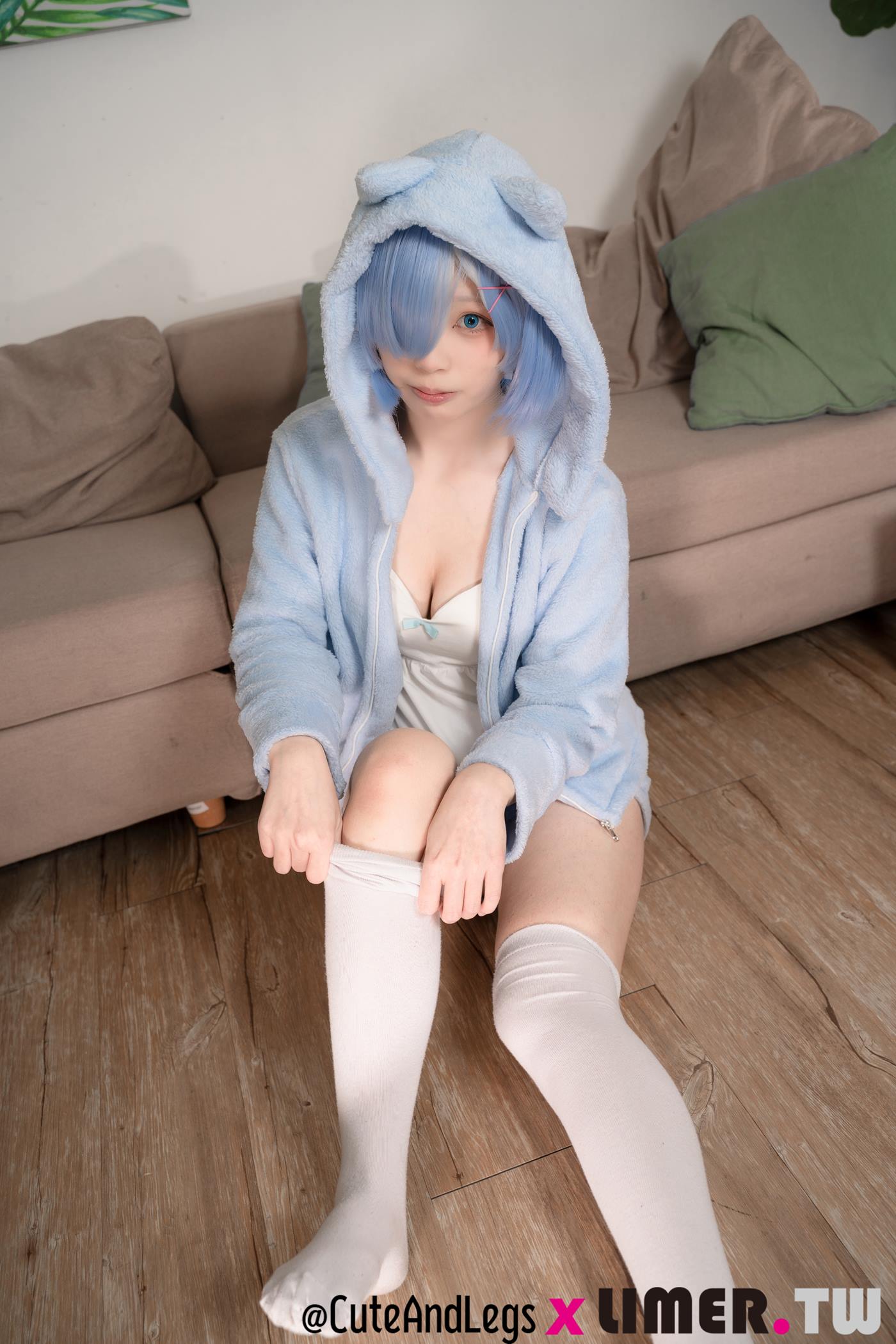 图片[65]-Limerence原创 NO.098 异世界新人之之初次Re小猫咪睡衣雷姆[109P] – 速更版-美库