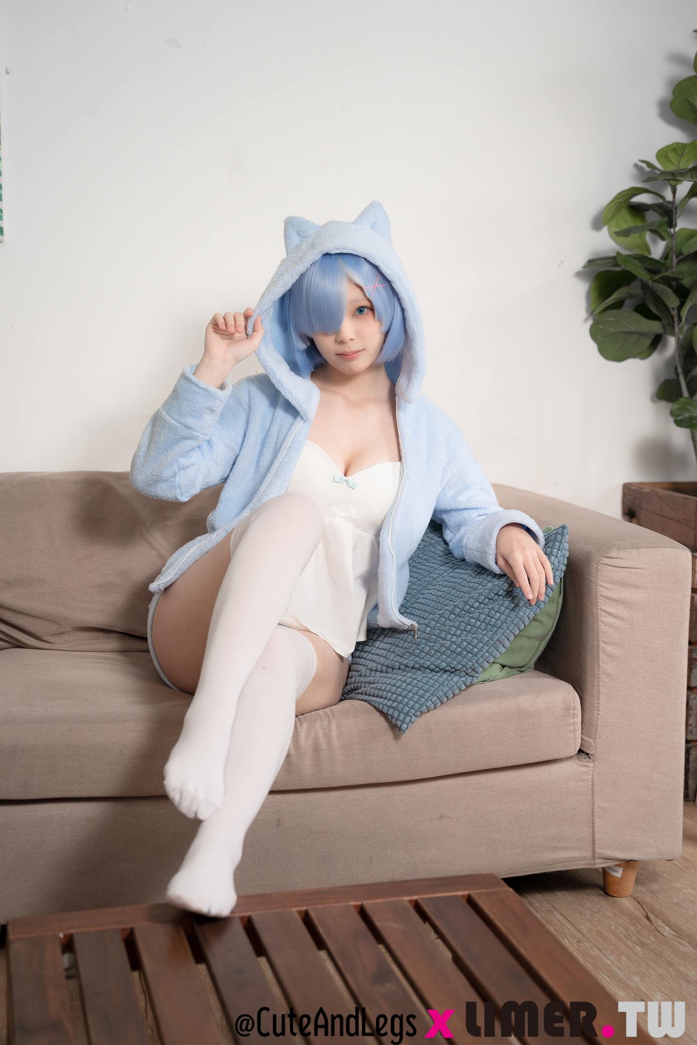 图片[106]-Limerence原创 NO.098 异世界新人之之初次Re小猫咪睡衣雷姆[109P] – 速更版-美库