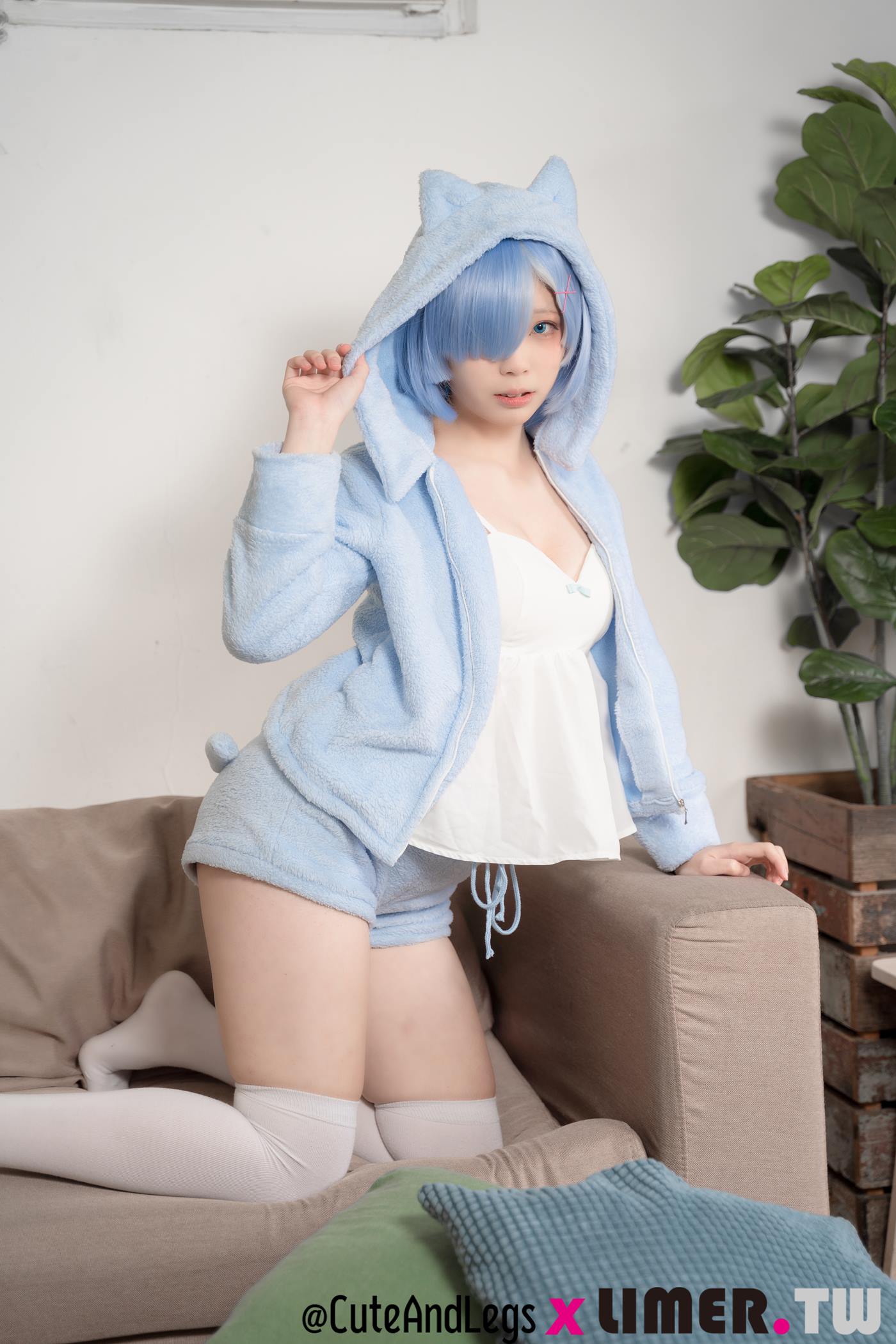 图片[107]-Limerence原创 NO.098 异世界新人之之初次Re小猫咪睡衣雷姆[109P] – 速更版-美库