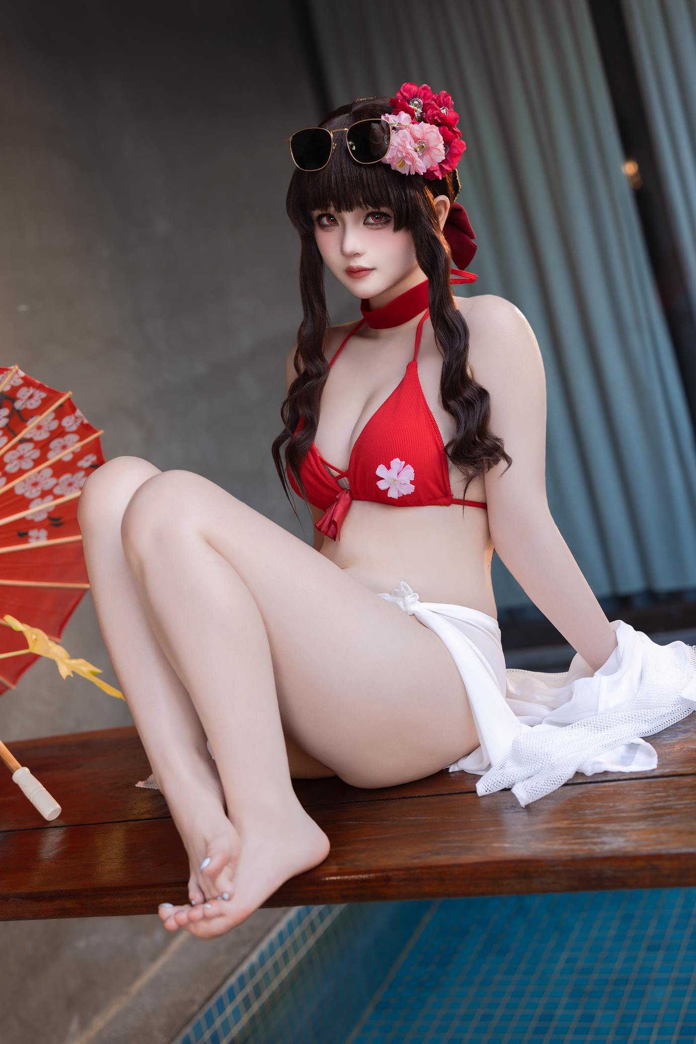 图片[19]-屿鱼  – 樱花泳装[36P] – 速更版-美库