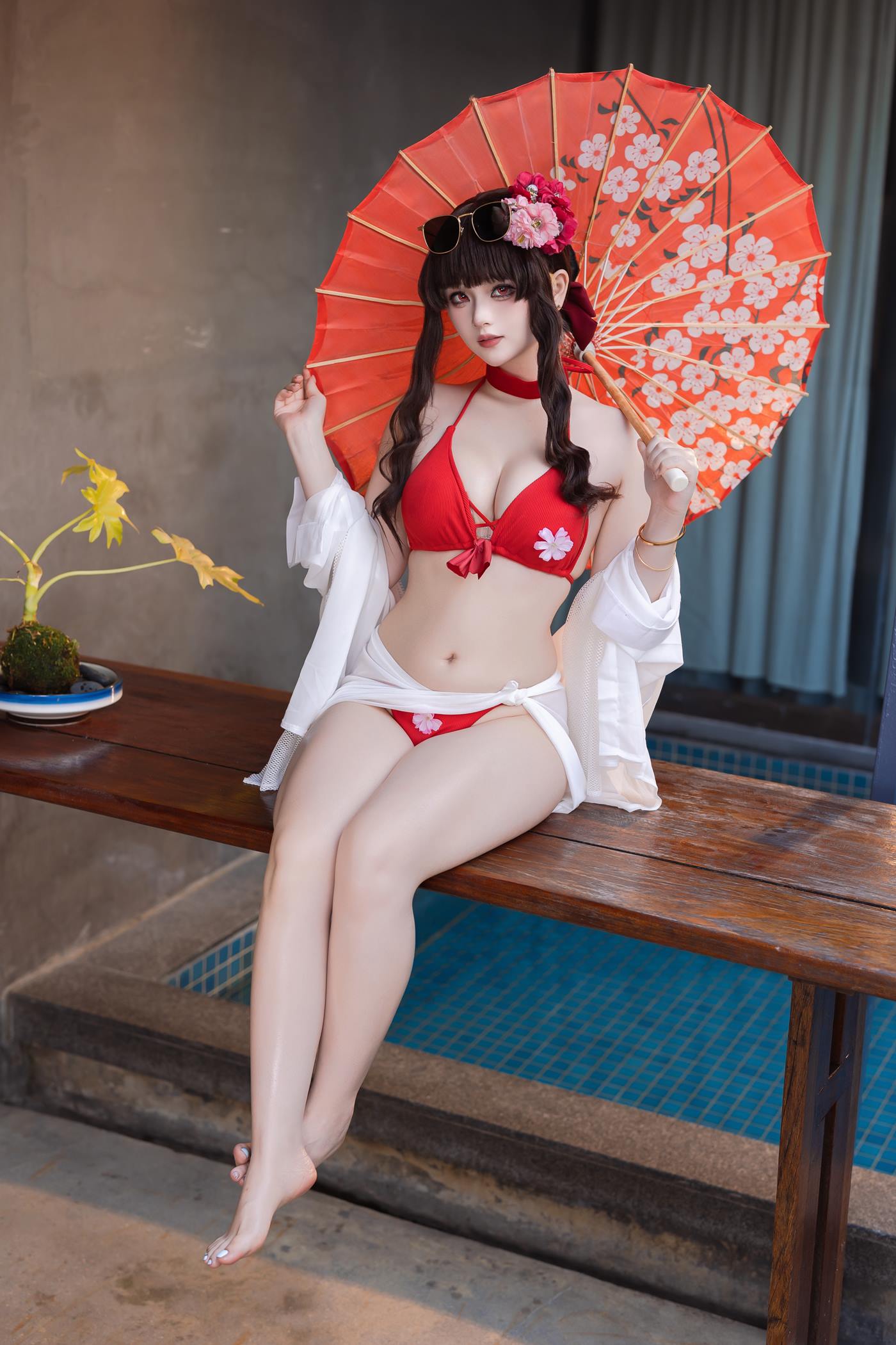 图片[23]-屿鱼  – 樱花泳装[36P] – 速更版-美库