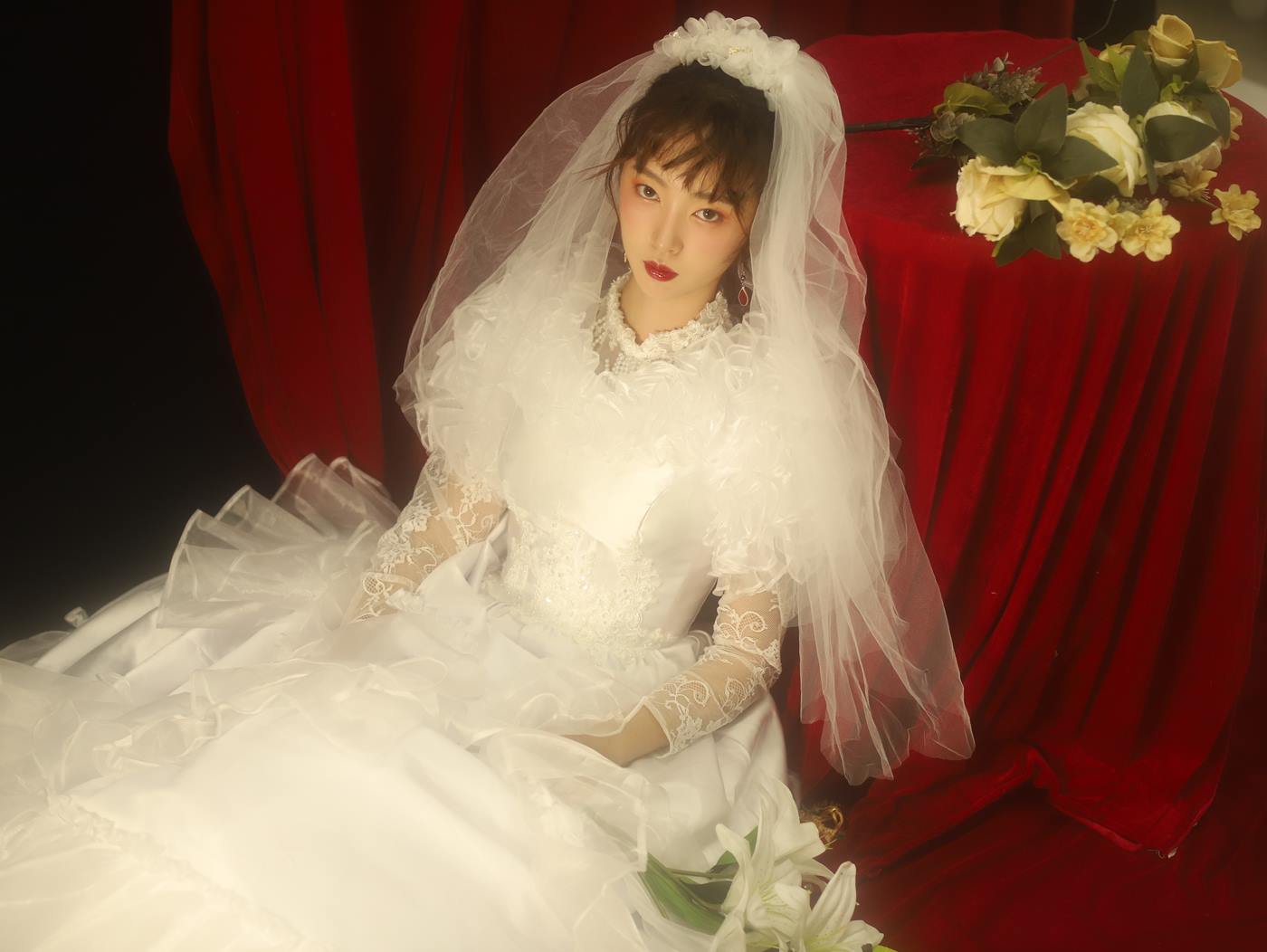 图片[18]-[YITUYU艺图语]2022.11.03 穿婚纱的女孩 小文[21+1P] – 速更版-美库