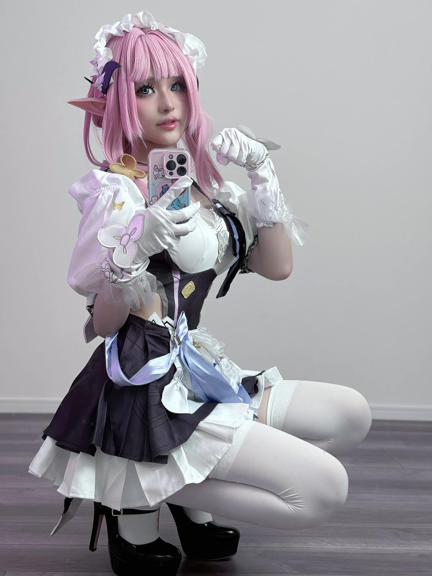 图片[10]-幼愛youmeko – 崩坏3 爱莉希雅女仆装[19P] – 速更版-美库