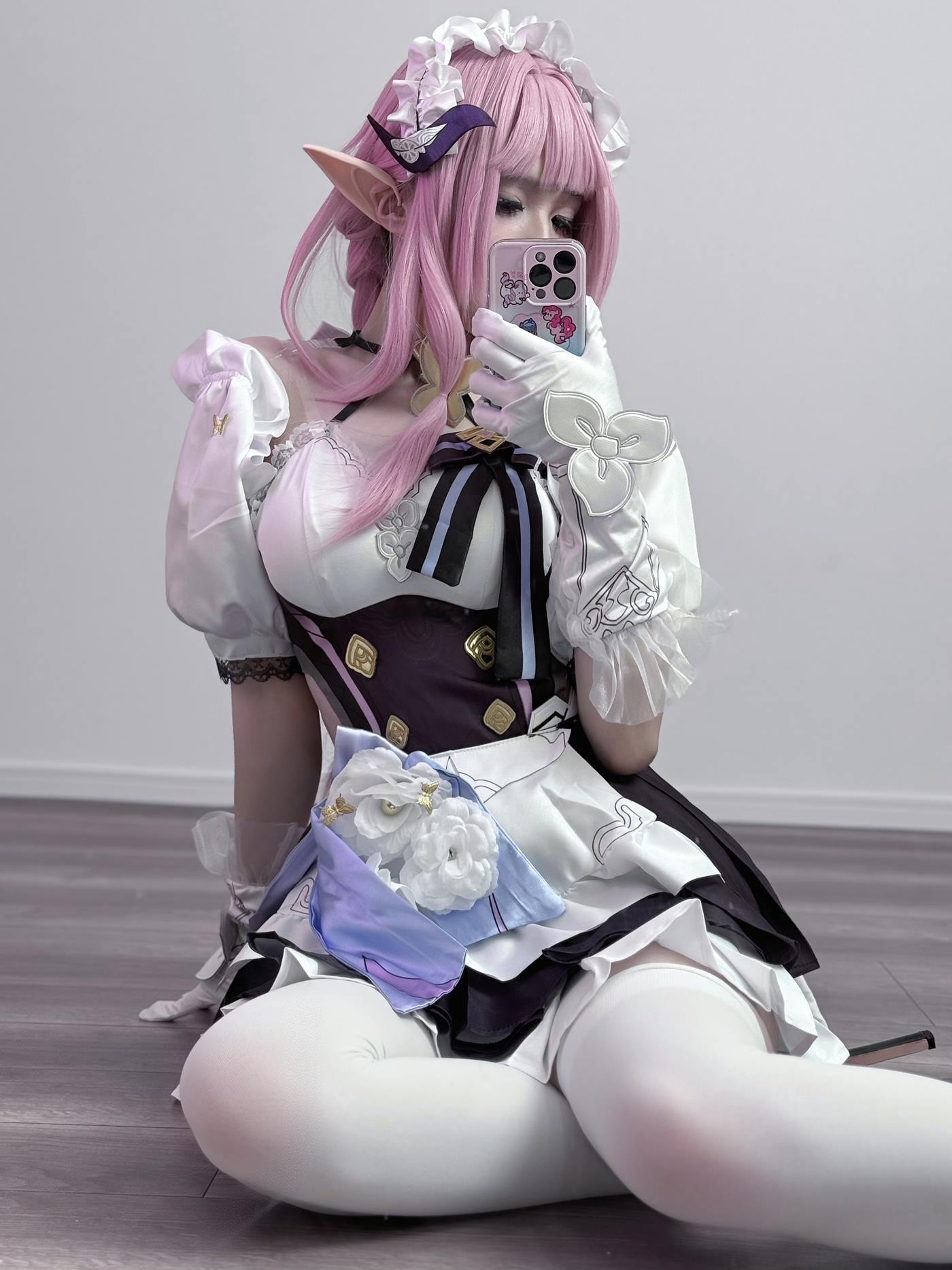 图片[11]-幼愛youmeko – 崩坏3 爱莉希雅女仆装[19P] – 速更版-美库