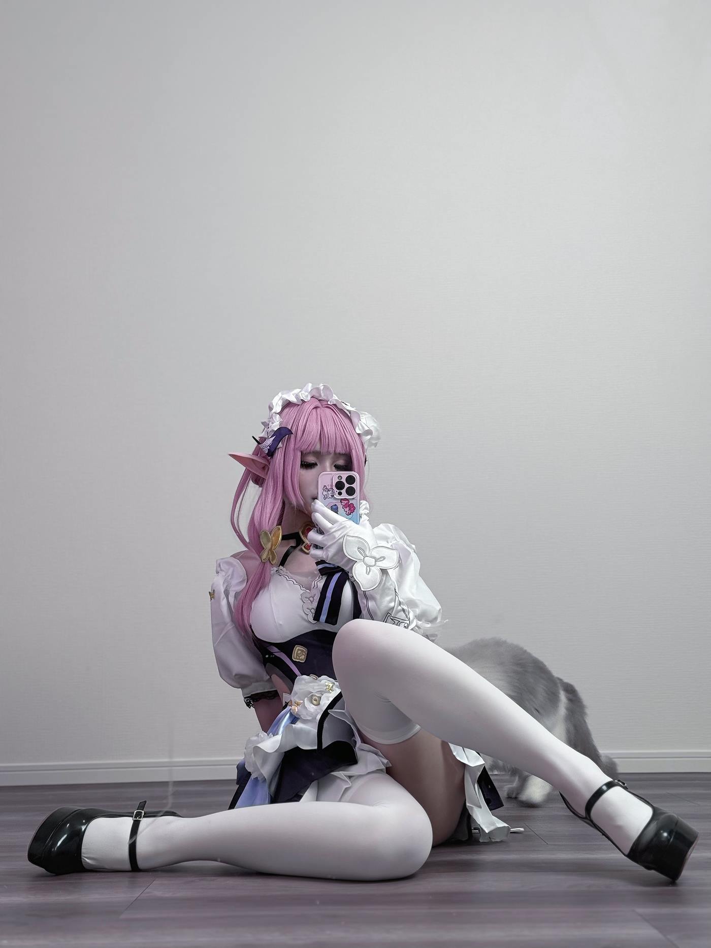 图片[12]-幼愛youmeko – 崩坏3 爱莉希雅女仆装[19P] – 速更版-美库