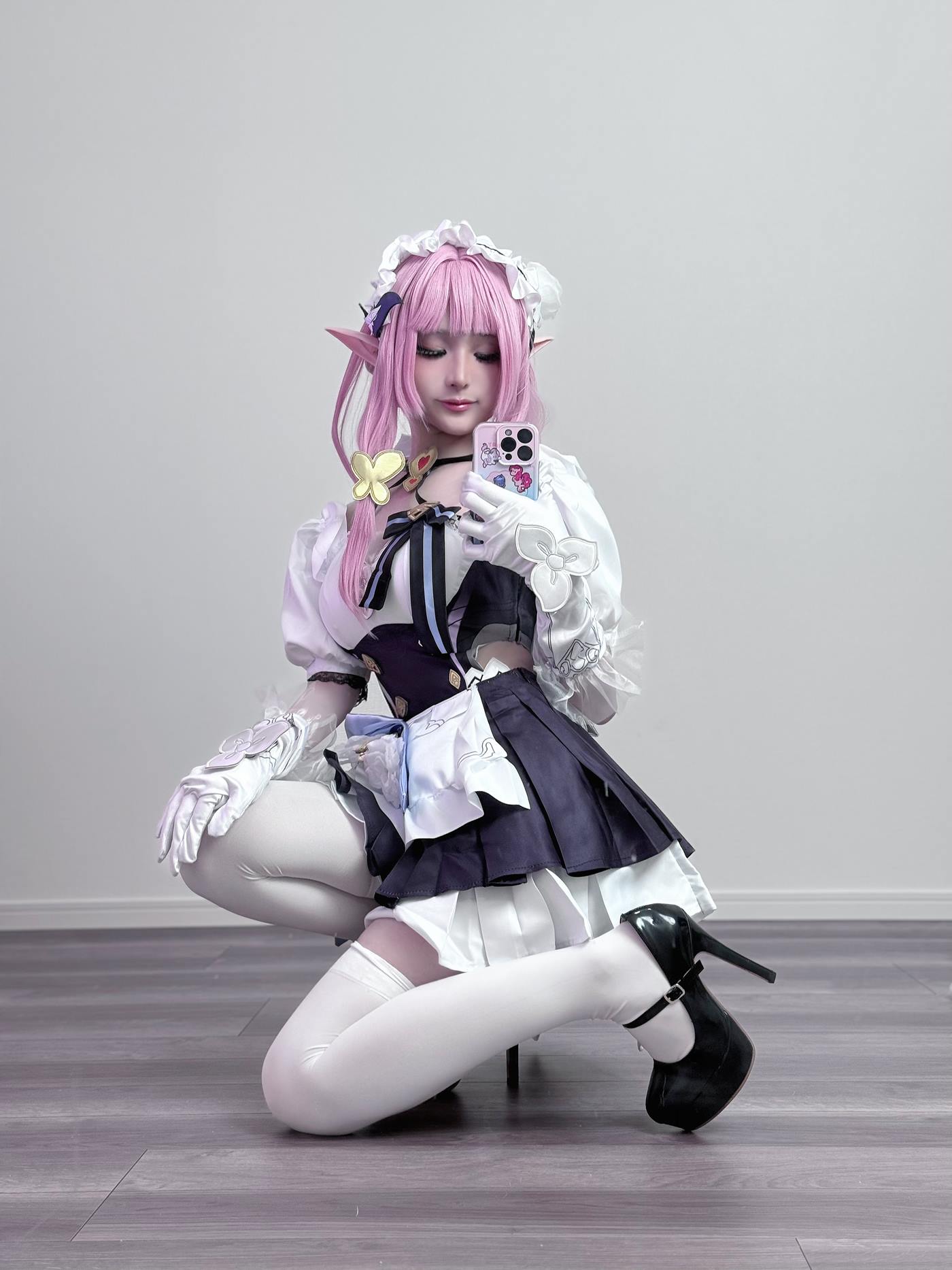 图片[14]-幼愛youmeko – 崩坏3 爱莉希雅女仆装[19P] – 速更版-美库