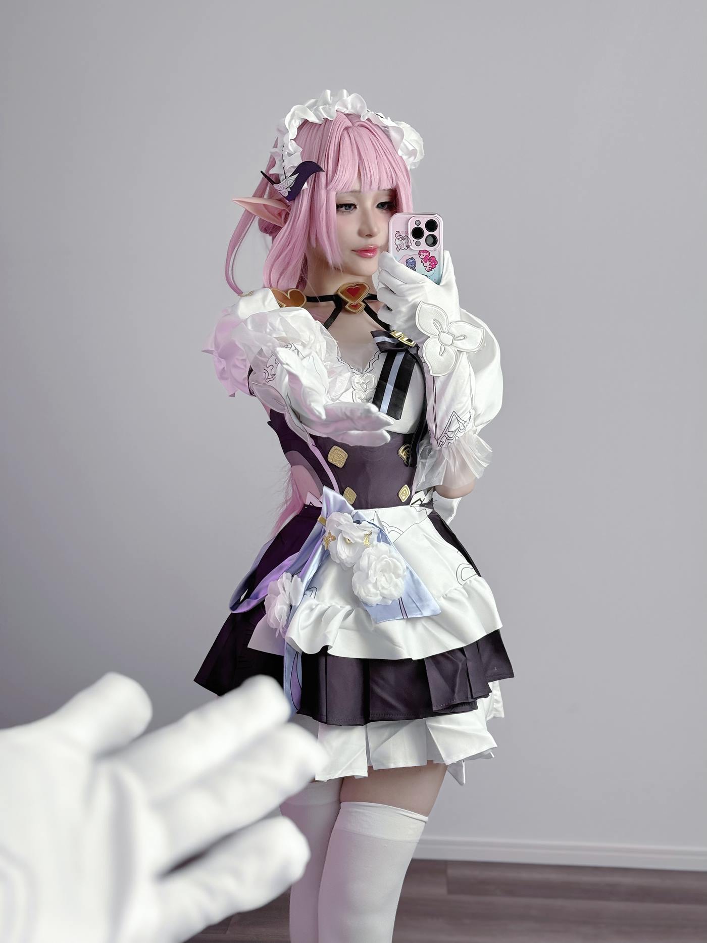 图片[16]-幼愛youmeko – 崩坏3 爱莉希雅女仆装[19P] – 速更版-美库