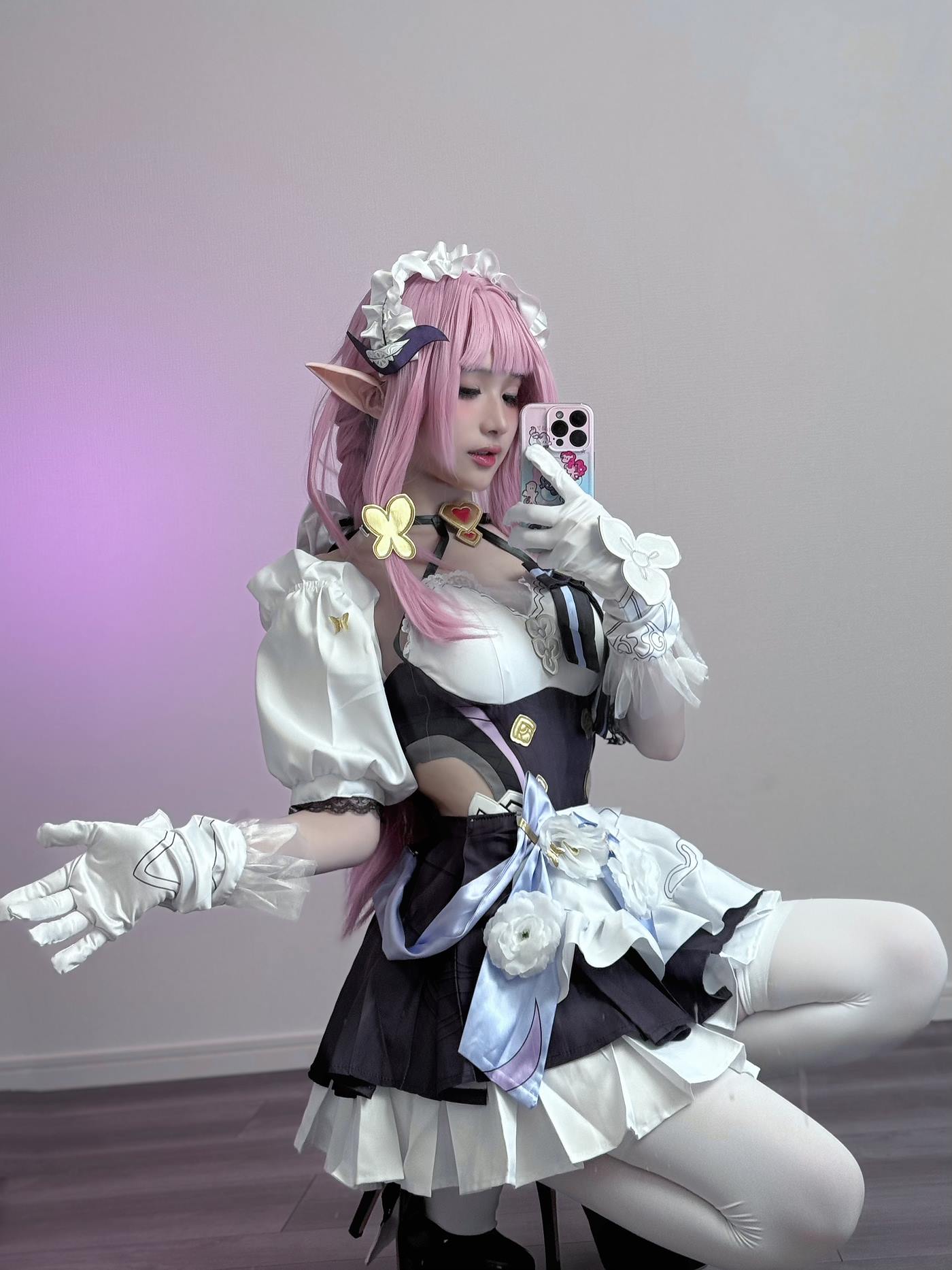 图片[17]-幼愛youmeko – 崩坏3 爱莉希雅女仆装[19P] – 速更版-美库