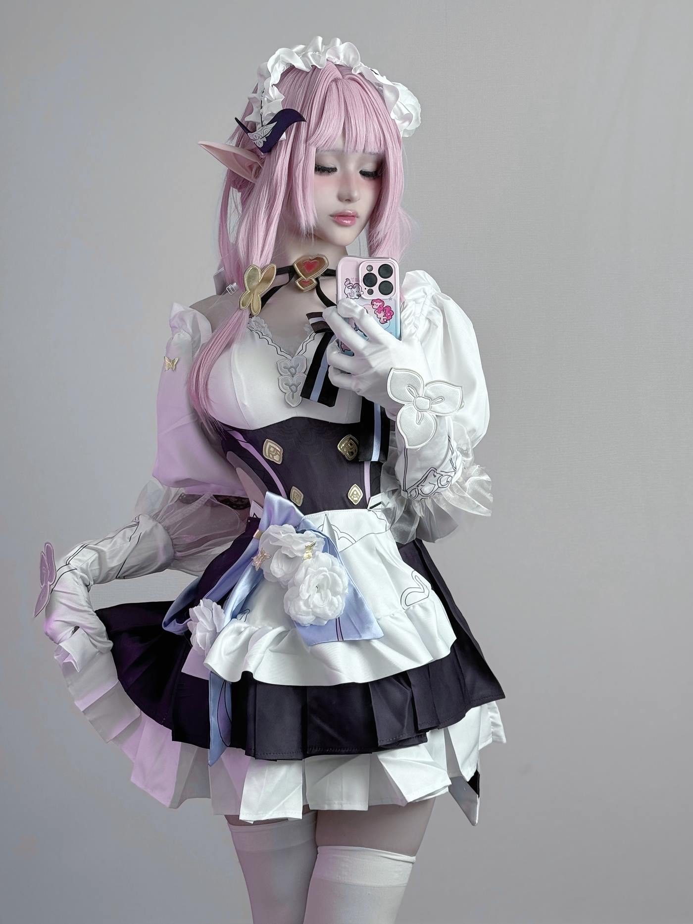 图片[19]-幼愛youmeko – 崩坏3 爱莉希雅女仆装[19P] – 速更版-美库