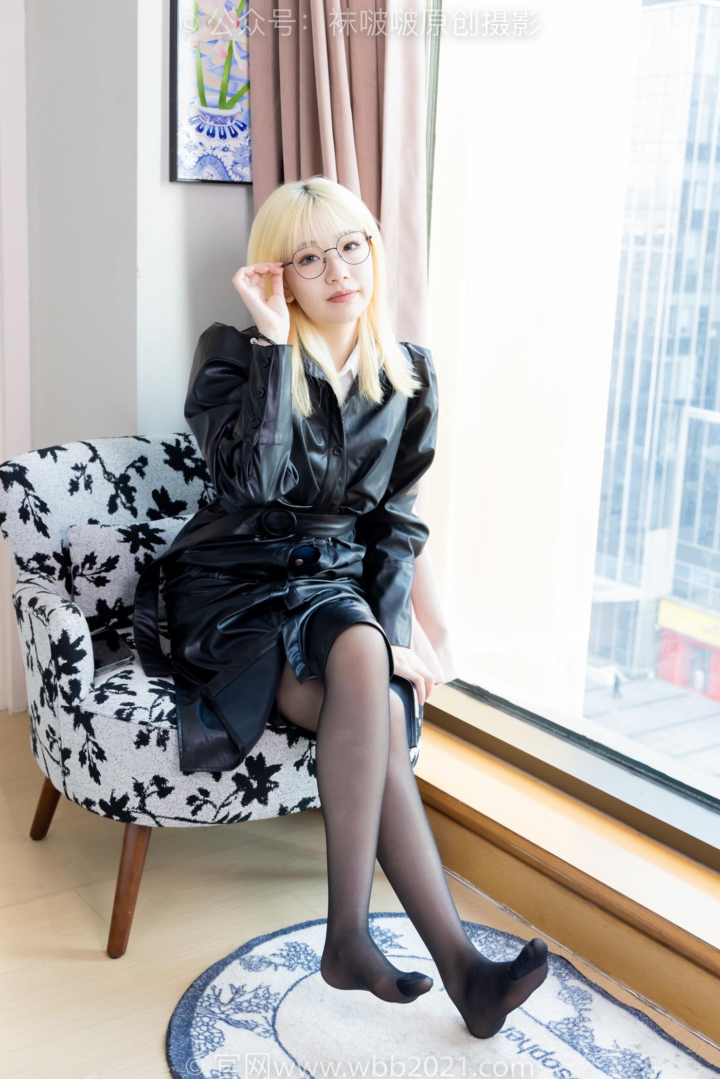 图片[37]-[BoBoSocks袜啵啵]NO.507 小甜豆 高跟长靴、薄黑丝、皮衣外套、ol风[113P] – 速更版-美库