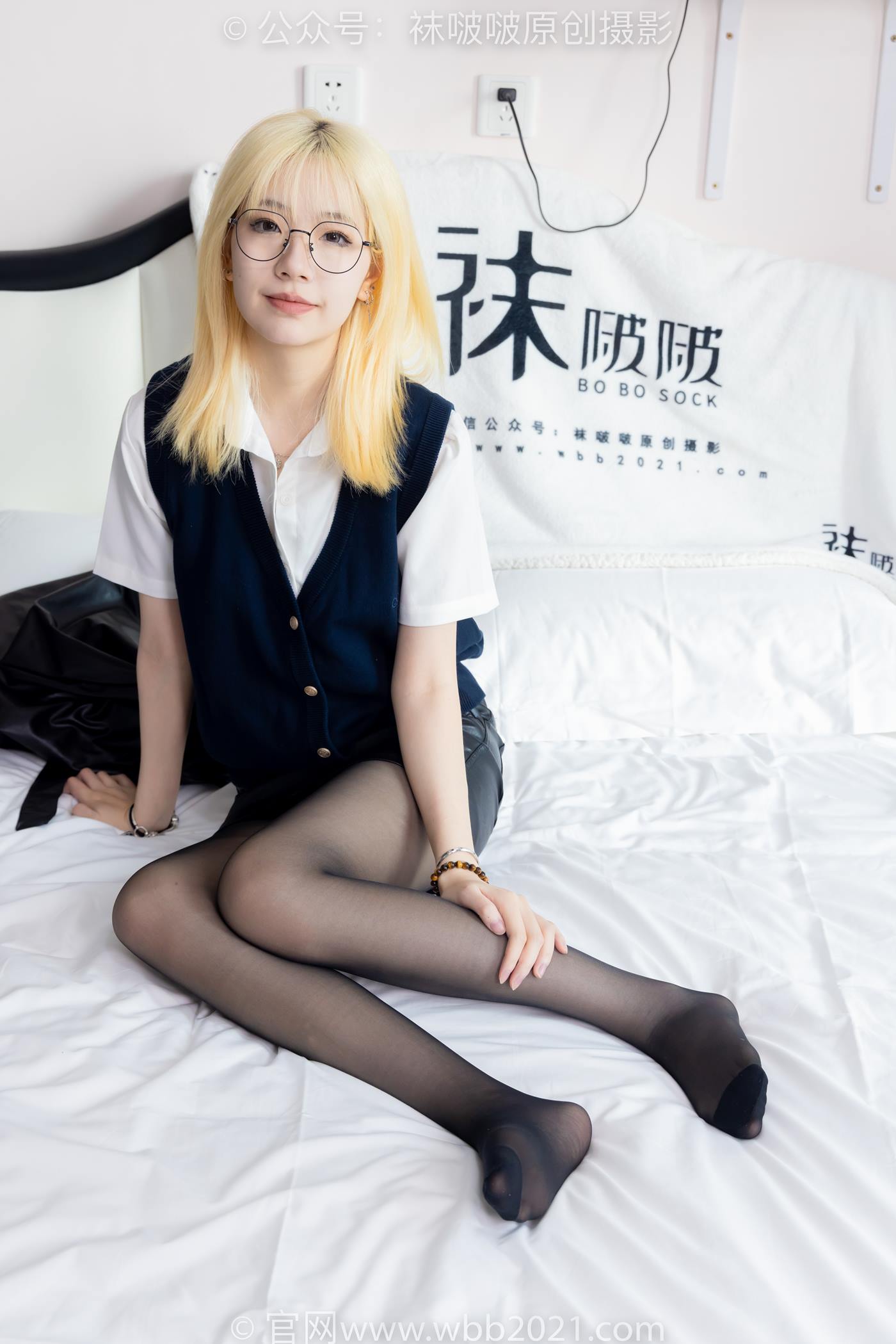 图片[109]-[BoBoSocks袜啵啵]NO.507 小甜豆 高跟长靴、薄黑丝、皮衣外套、ol风[113P] – 速更版-美库