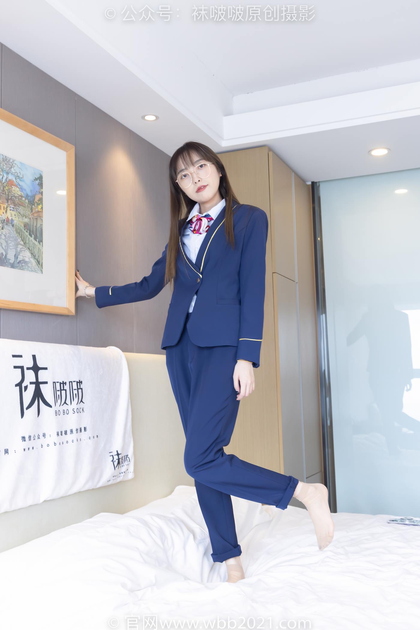 图片[67]-[BoBoSocks袜啵啵]NO.509 稚予-高跟鞋、短肉丝、黑色美甲、银行制服、半脱袜子[100P] – 速更版-美库