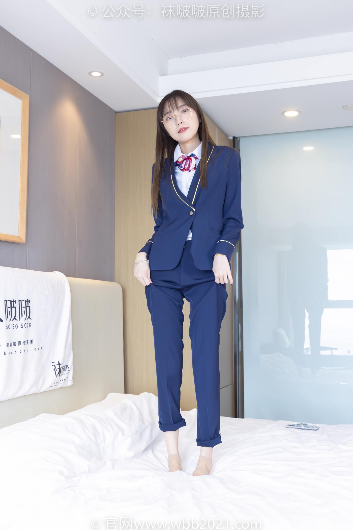 图片[70]-[BoBoSocks袜啵啵]NO.509 稚予-高跟鞋、短肉丝、黑色美甲、银行制服、半脱袜子[100P] – 速更版-美库