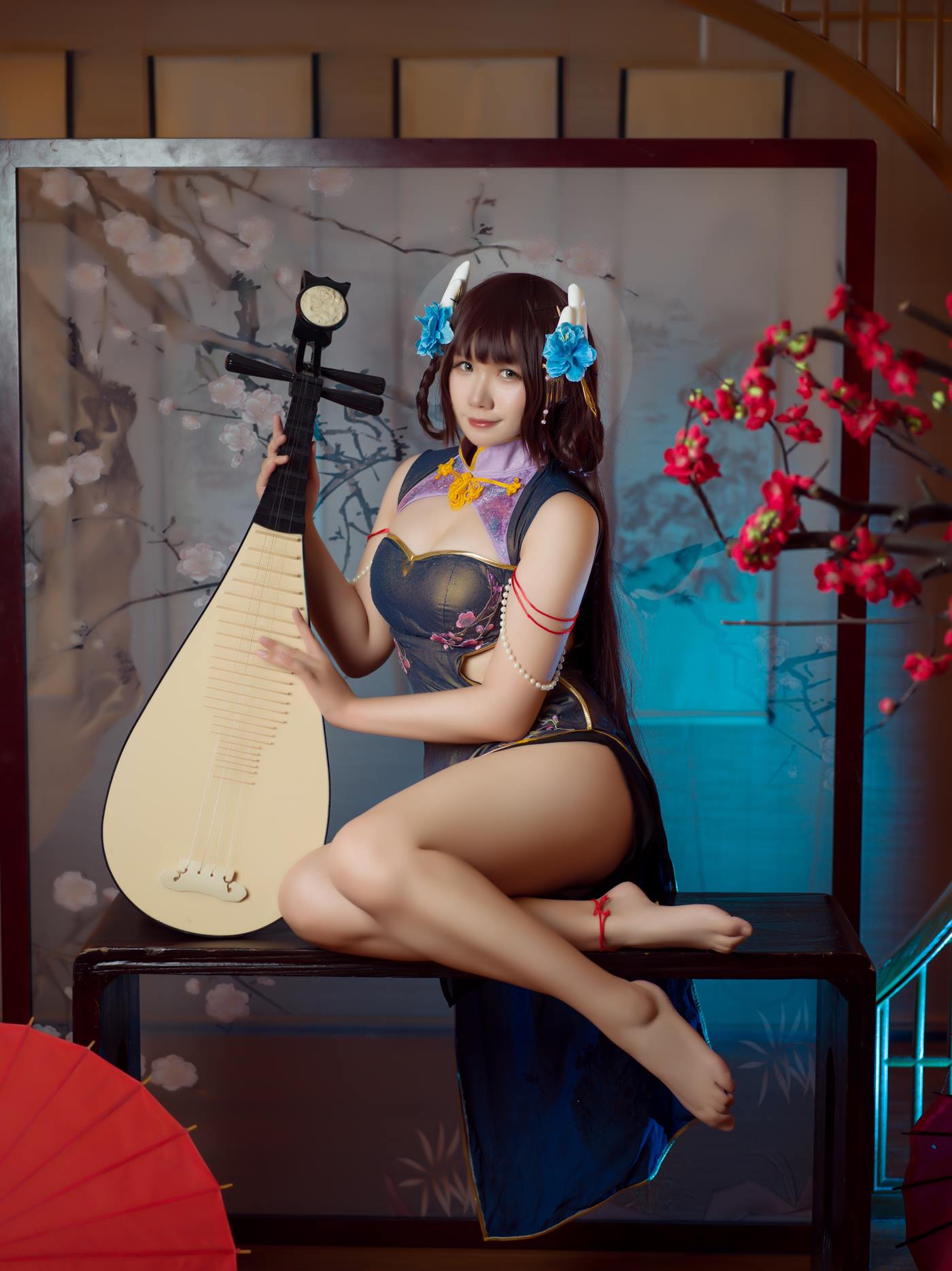 图片[11]-麻花麻花酱  – 比睿旗袍[25P] – 速更版-美库