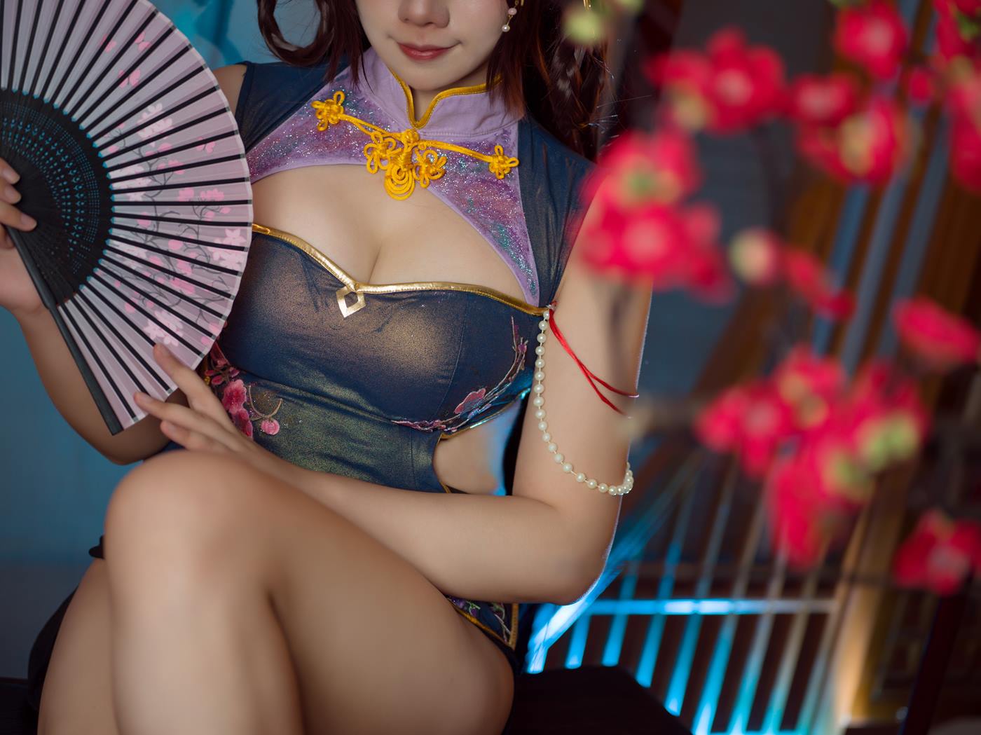 图片[24]-麻花麻花酱  – 比睿旗袍[25P] – 速更版-美库