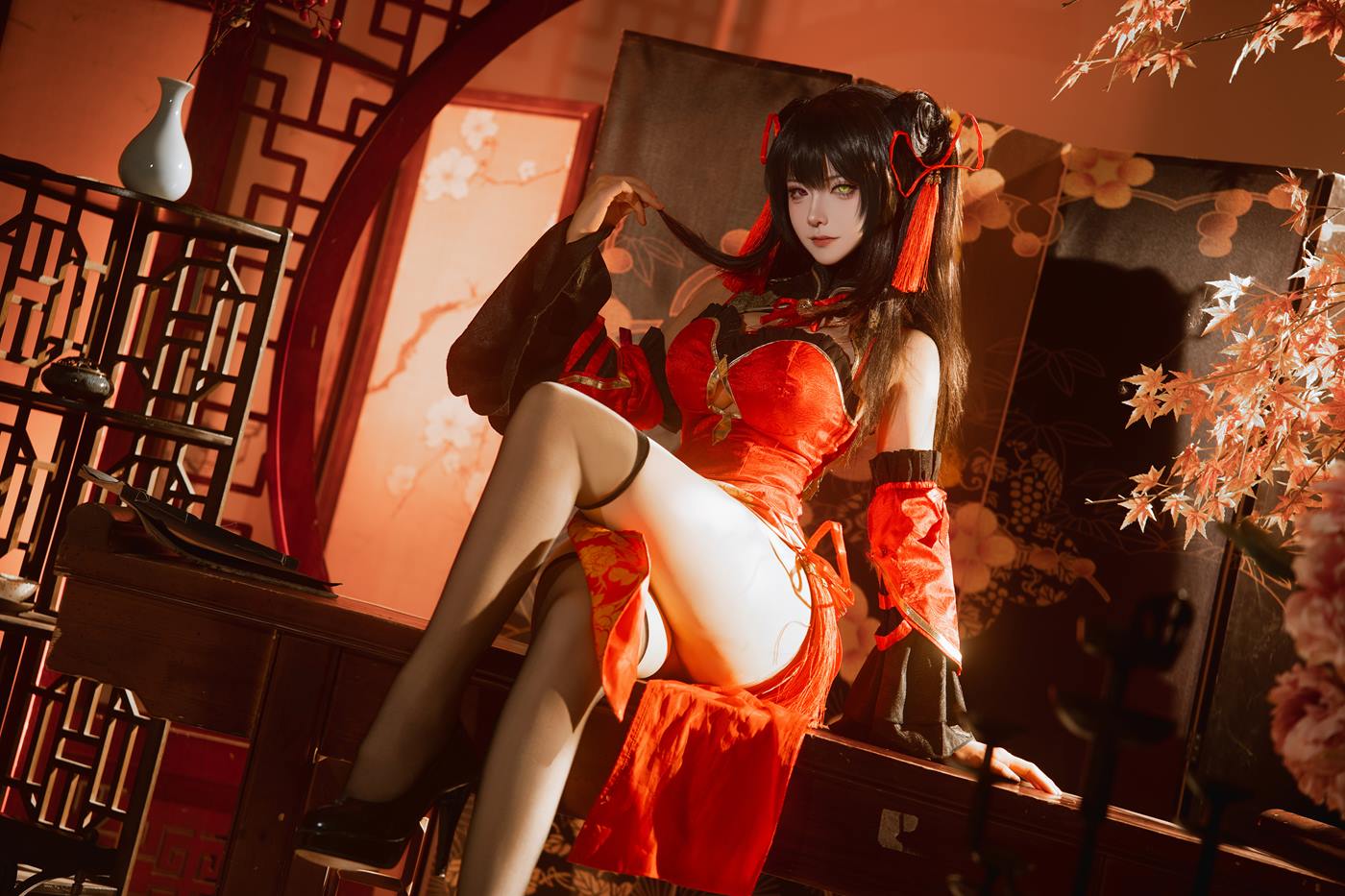 图片[12]-Seya-狮砸  – 狂三旗袍1[12P] – 速更版-美库