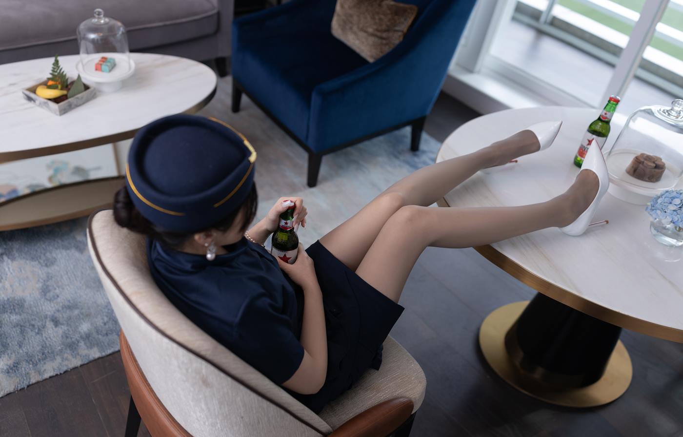 图片[12]-秀人名模鱼子酱Fish《空姐制服》写真[35P] – 速更版-美库