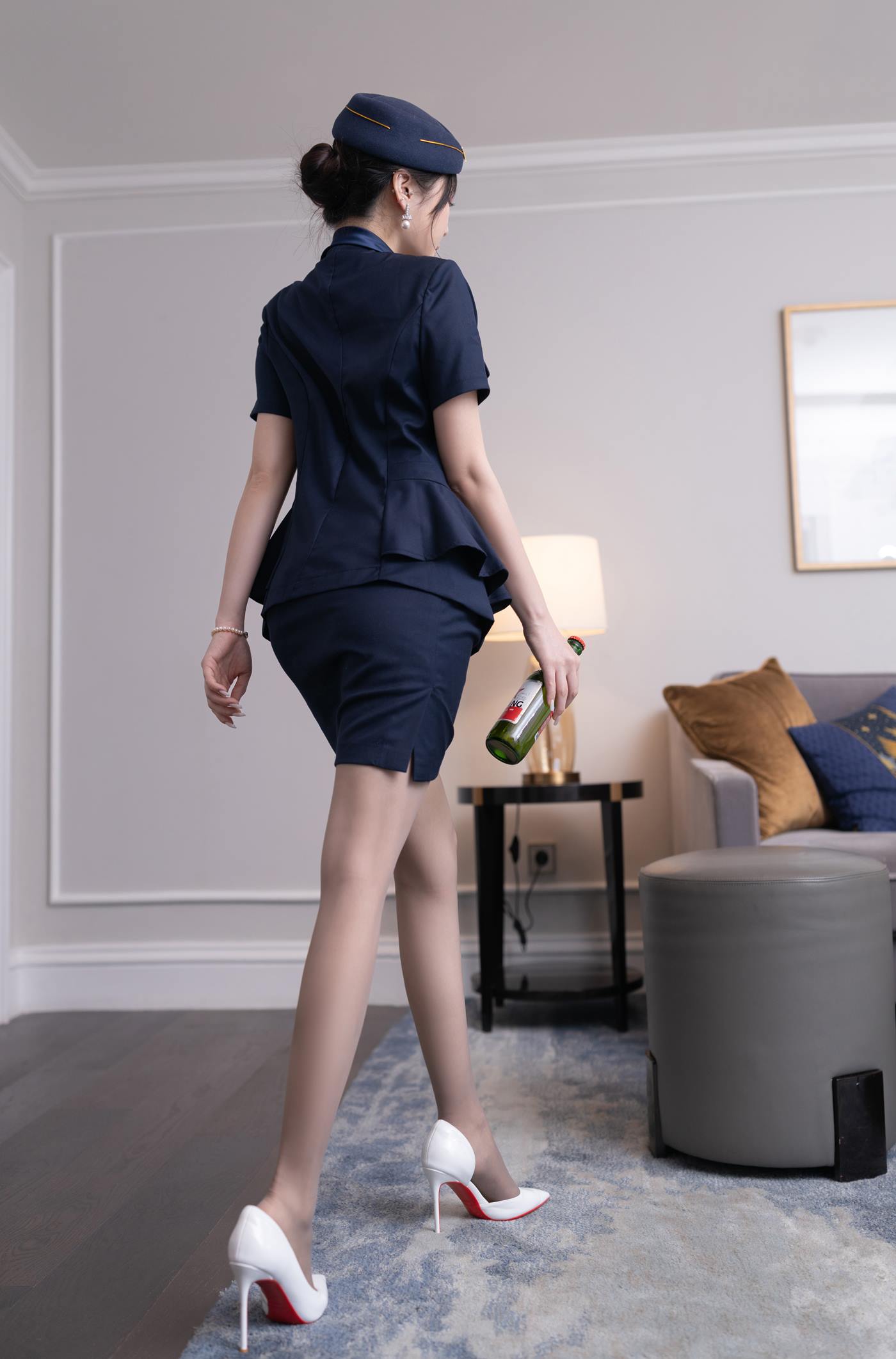 图片[35]-秀人名模鱼子酱Fish《空姐制服》写真[35P] – 速更版-美库