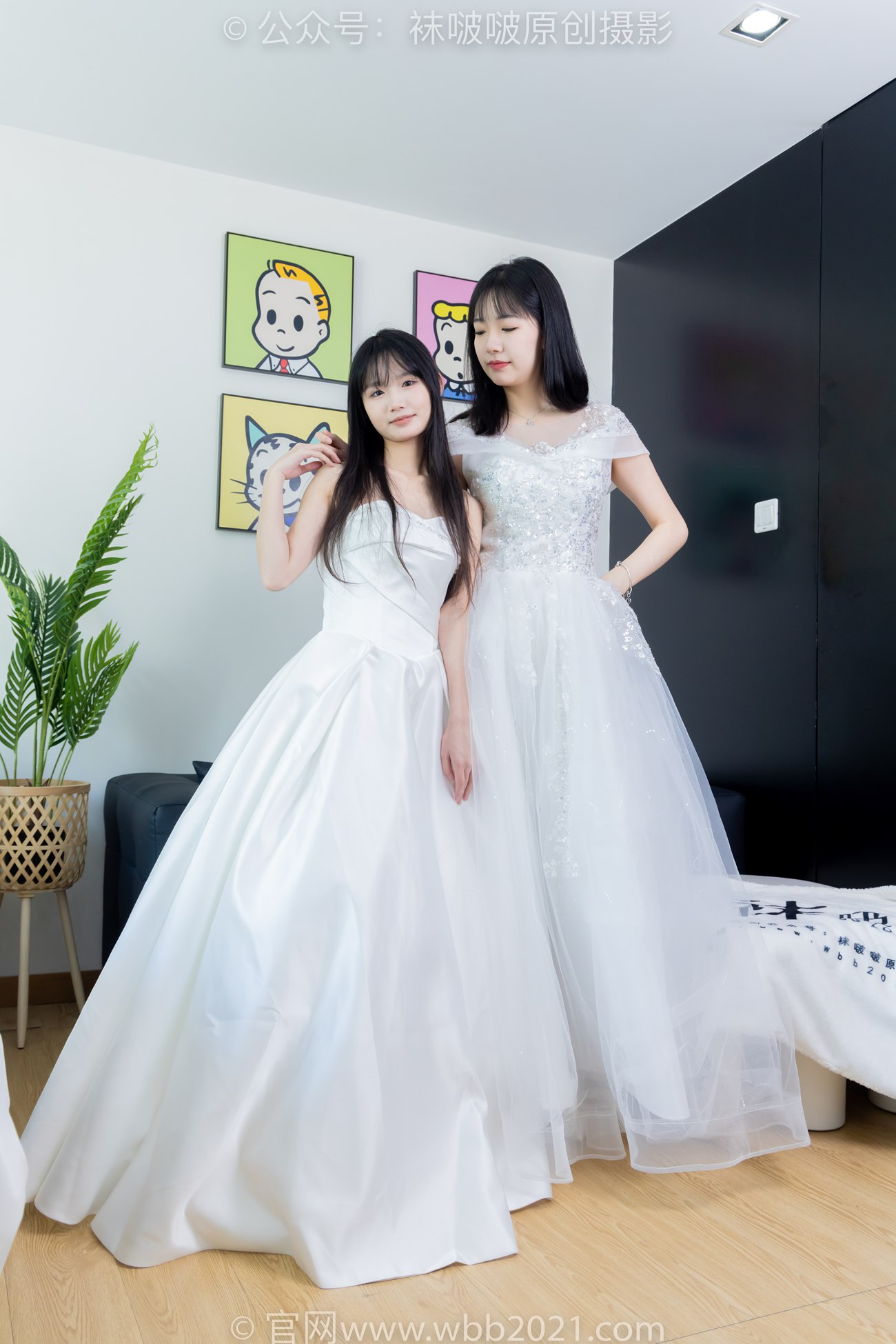 图片[12]-[BoBoSocks袜啵啵]NO.510 小甜豆&甜甜圈-两双高跟鞋、薄肉丝、薄白丝、婚纱主题、互相帮对方腿脚涂抹[96P] – 速更版-美库